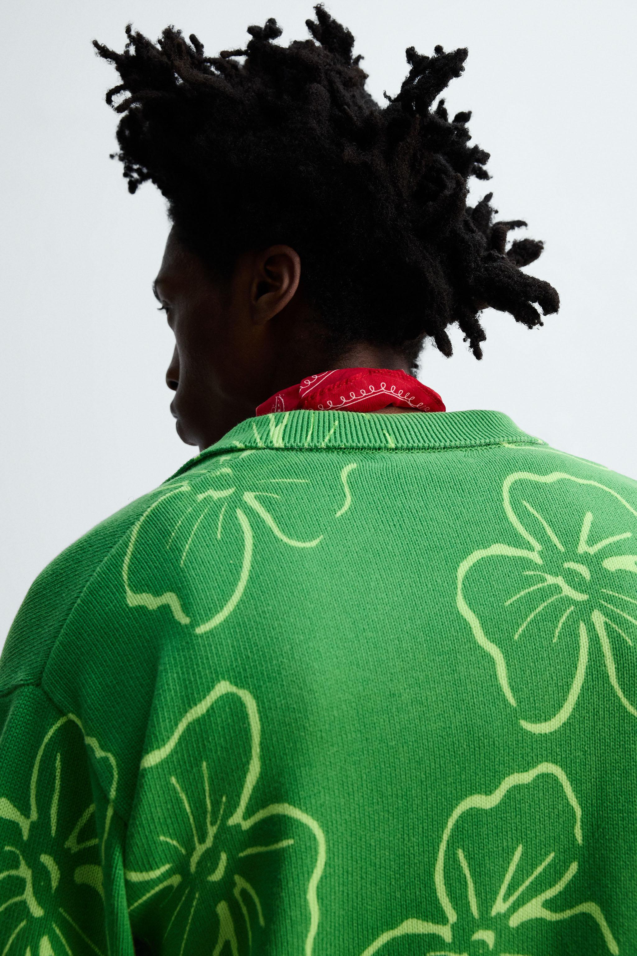 FLORAL PRINT CARDIGAN © OTIS KWAME KYE QUAICOE