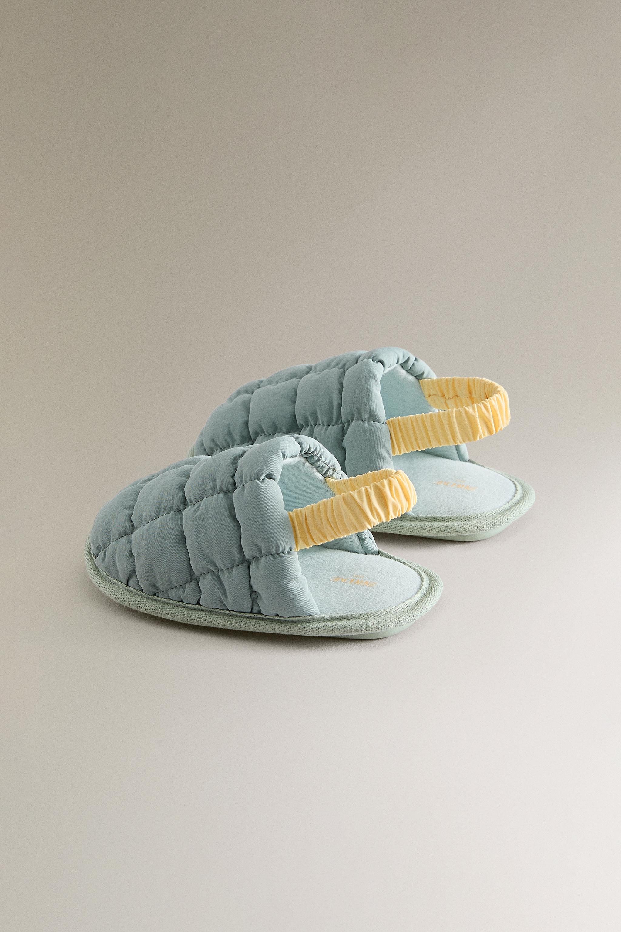 CHILDREN'S QUILTED MULE SLIPPERS