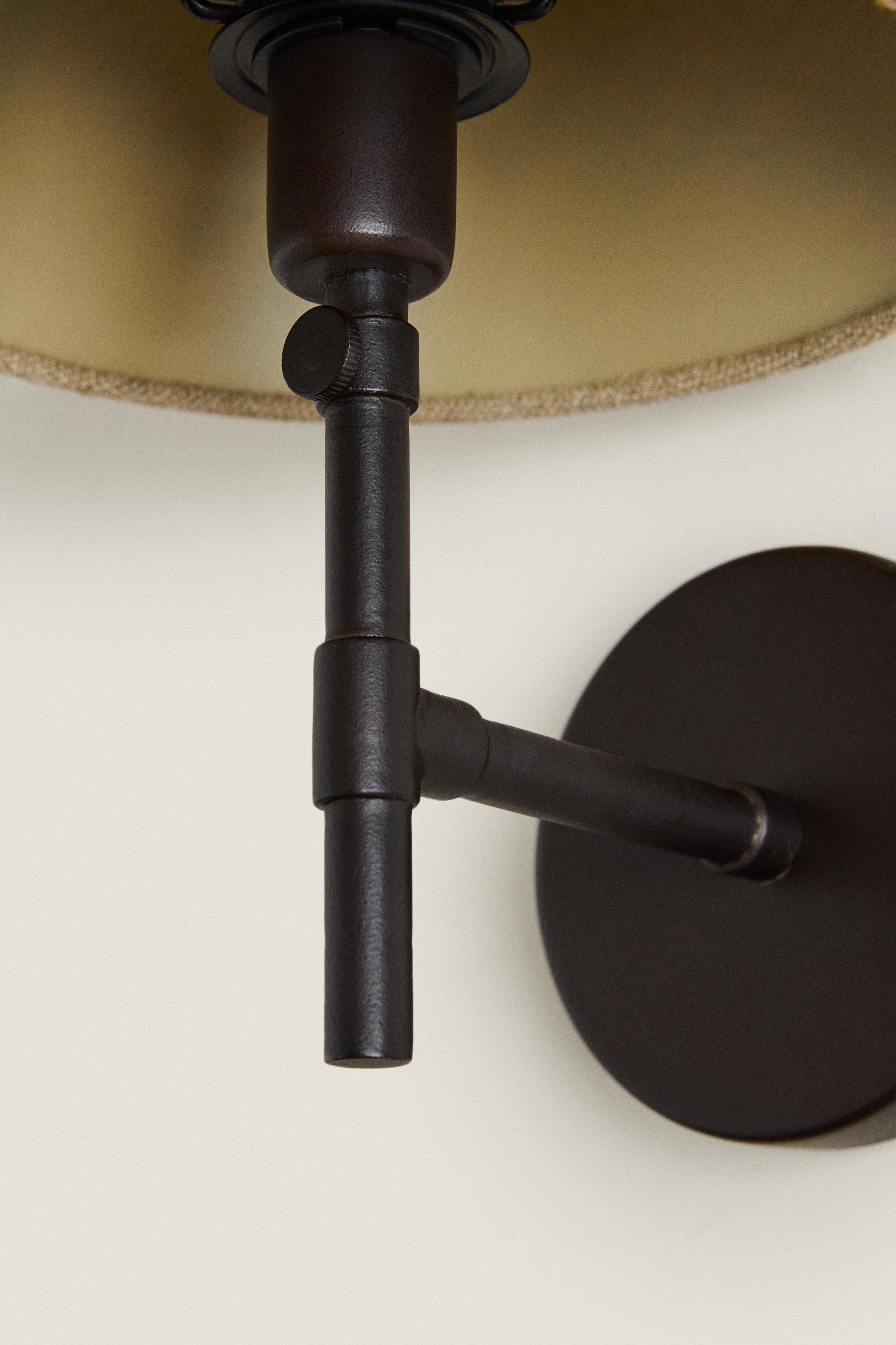 LAMP | LINEN LAMPSHADE WALL SCONCE