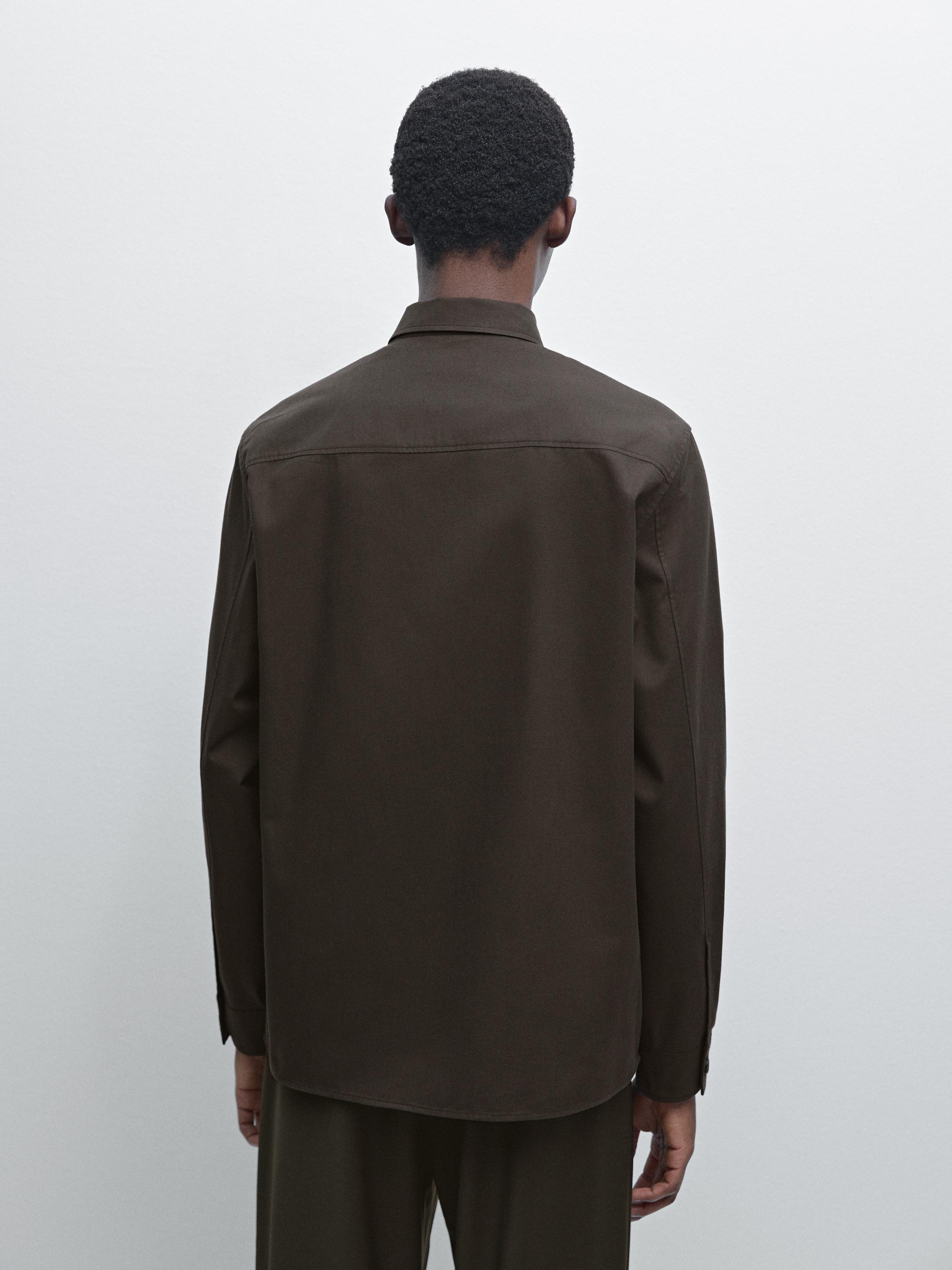 Relaxed fit shirt with pocket