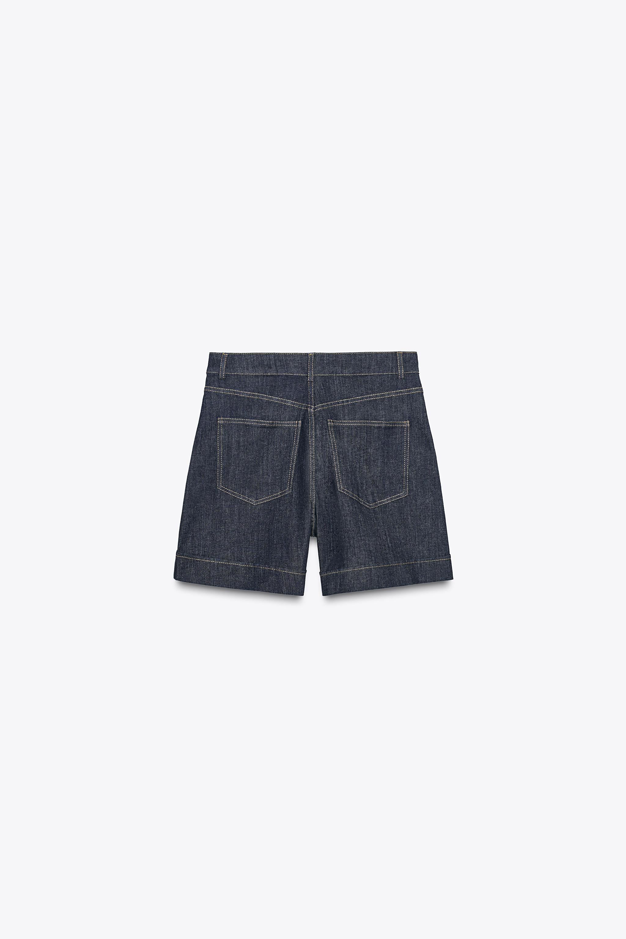 Z1975 HIGH-WAISTED DENIM SHORTS