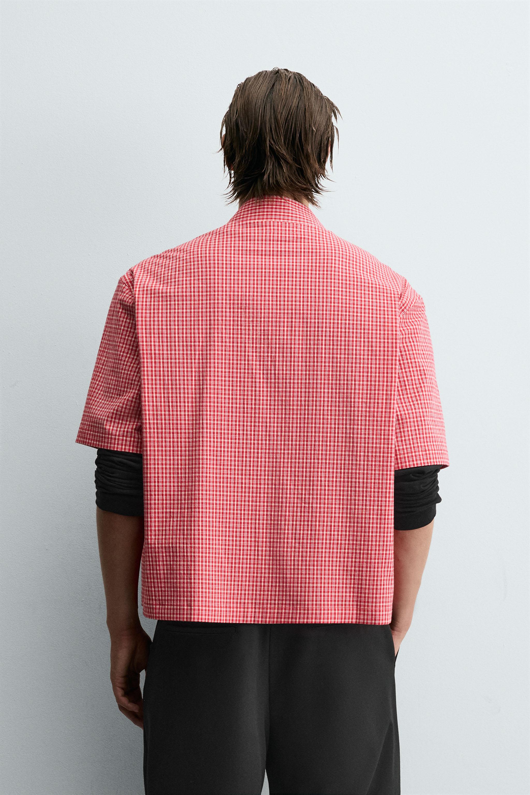 CHECKERED RELAXED FIT SHIRT