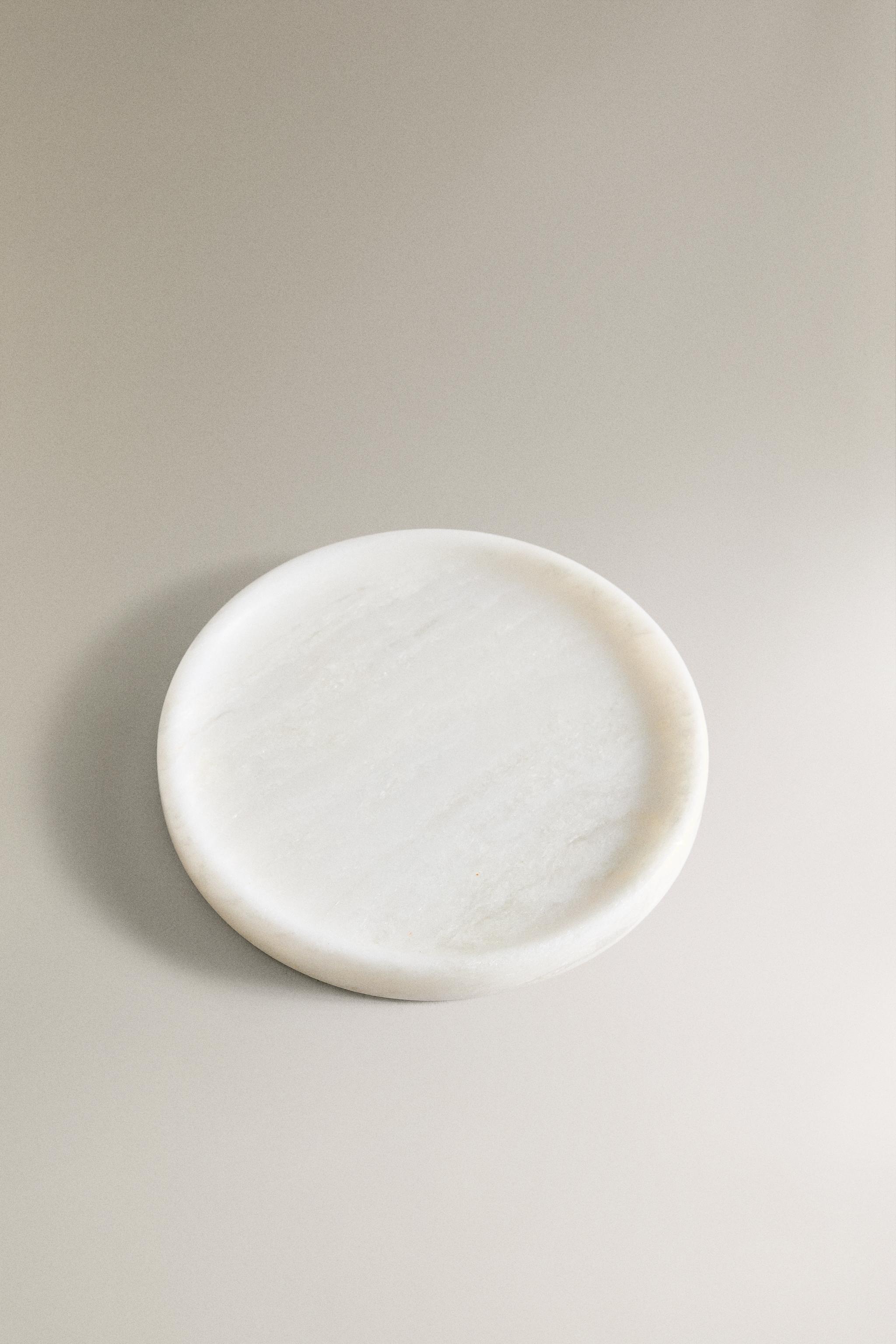 WHITE MARBLE BATHROOM SOAP DISH