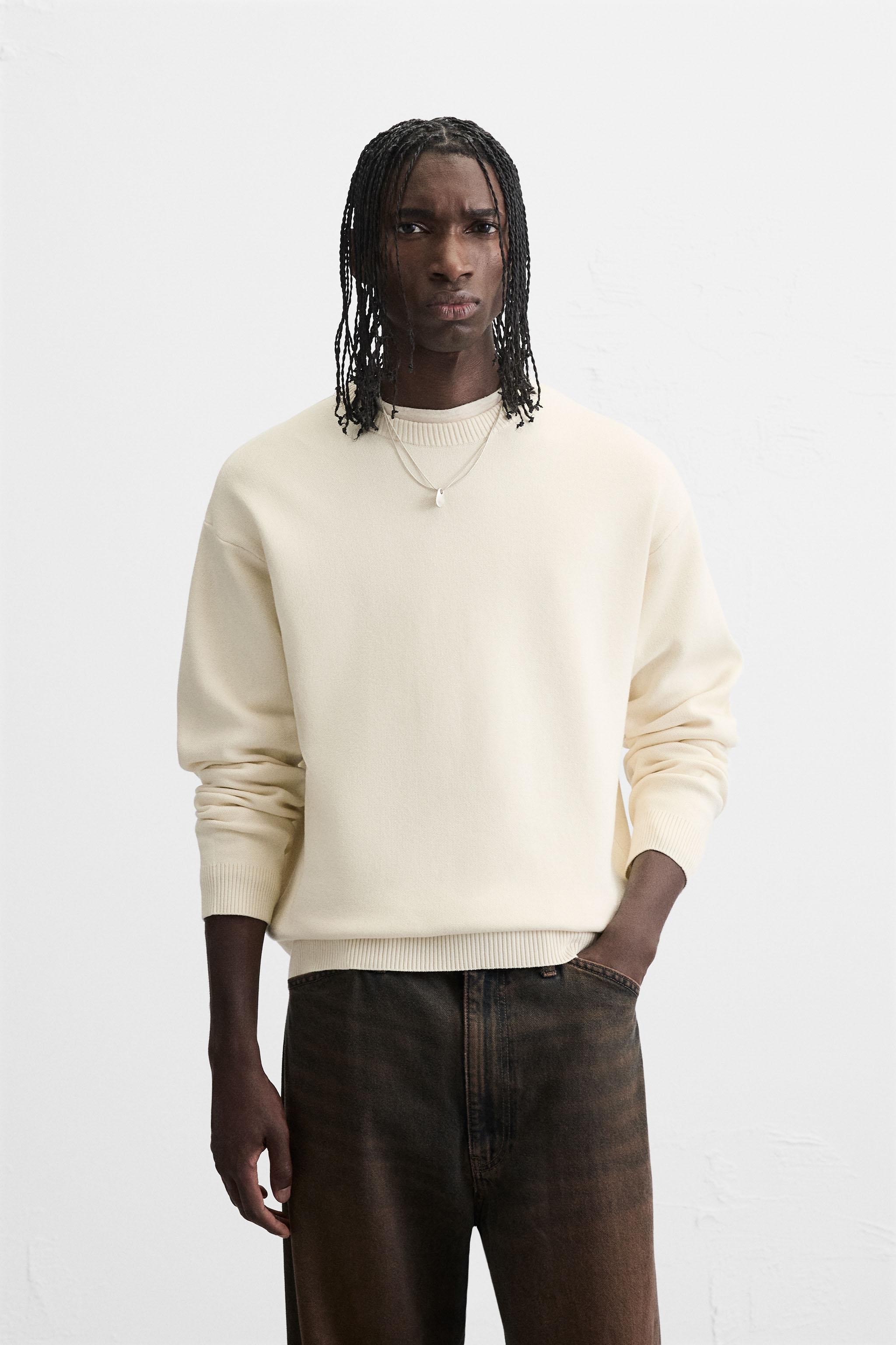 SOFT TEXTURED KNIT SWEATER