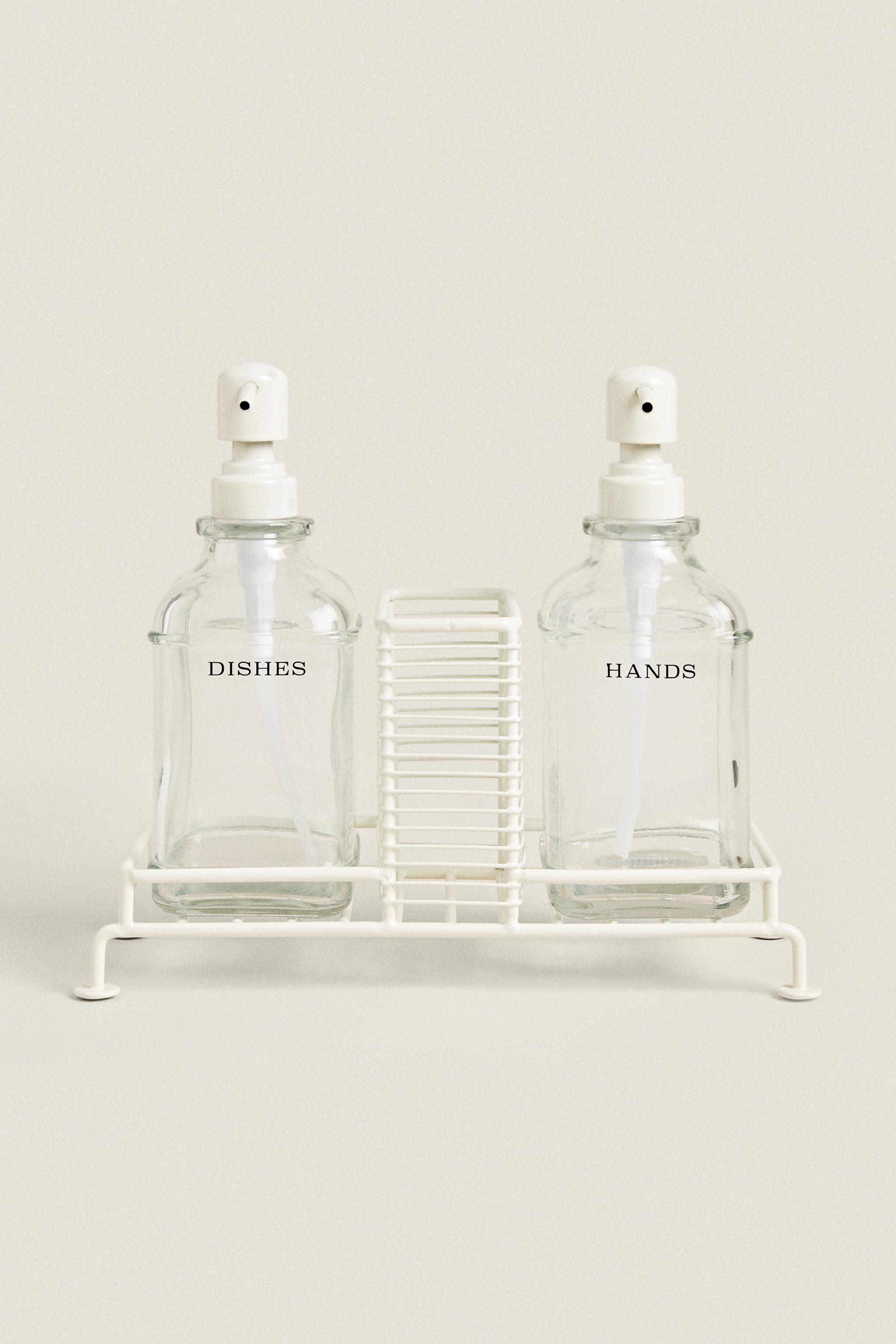 DOUBLE KITCHEN DISPENSER WITH STAND