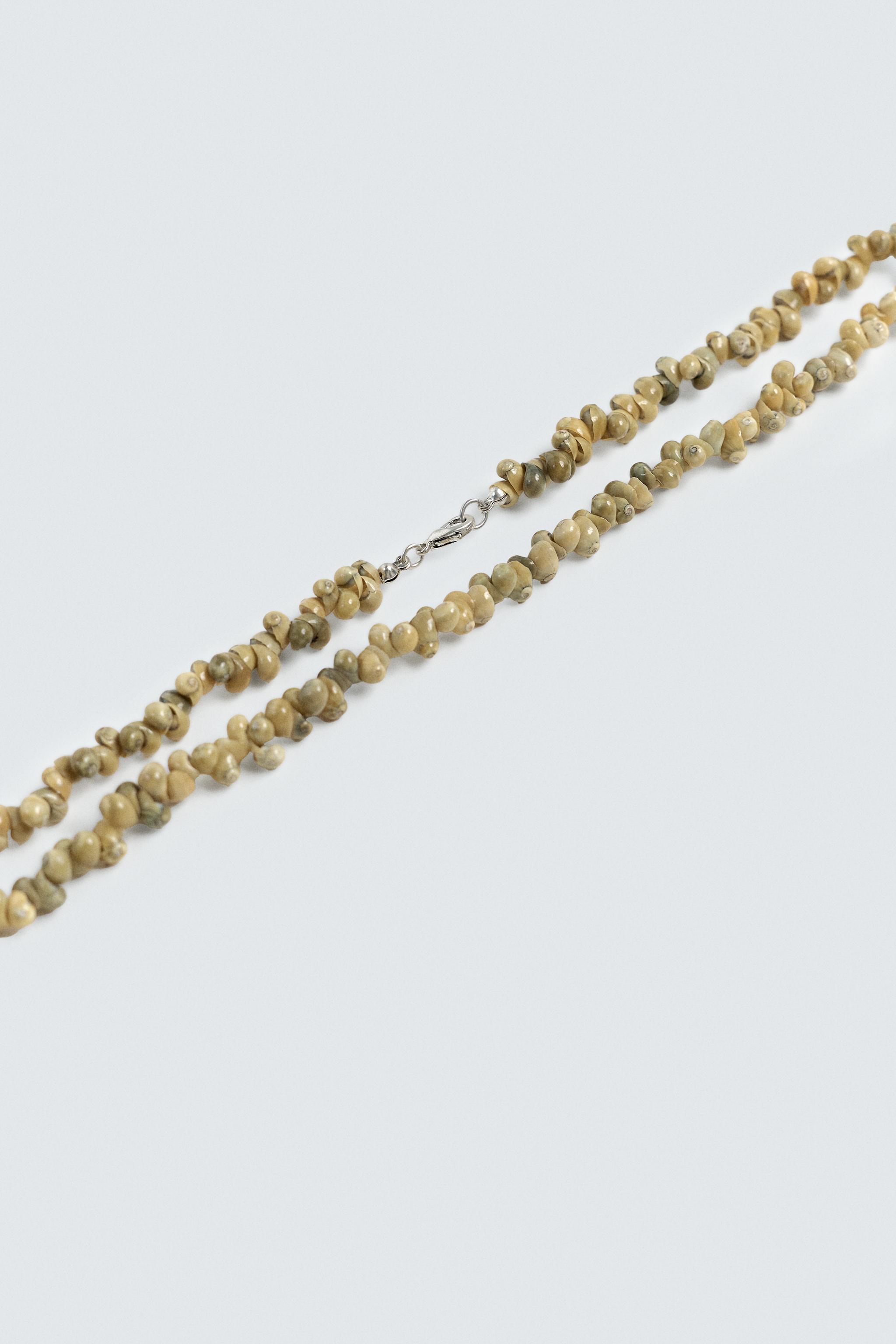 BEADED SHELL NECKLACE