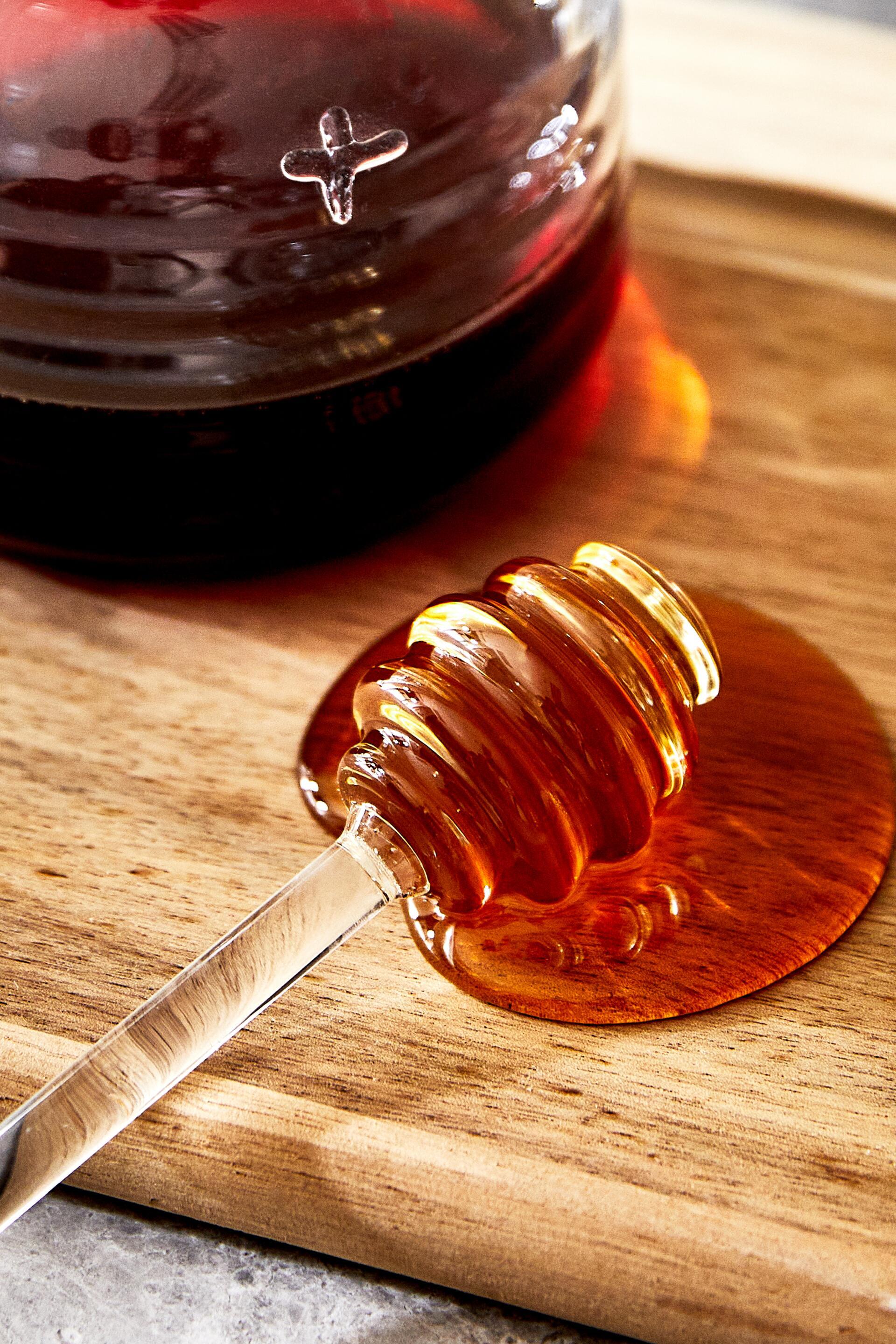 BUMBLEBEE BOROSILICATE GLASS HONEY JAR