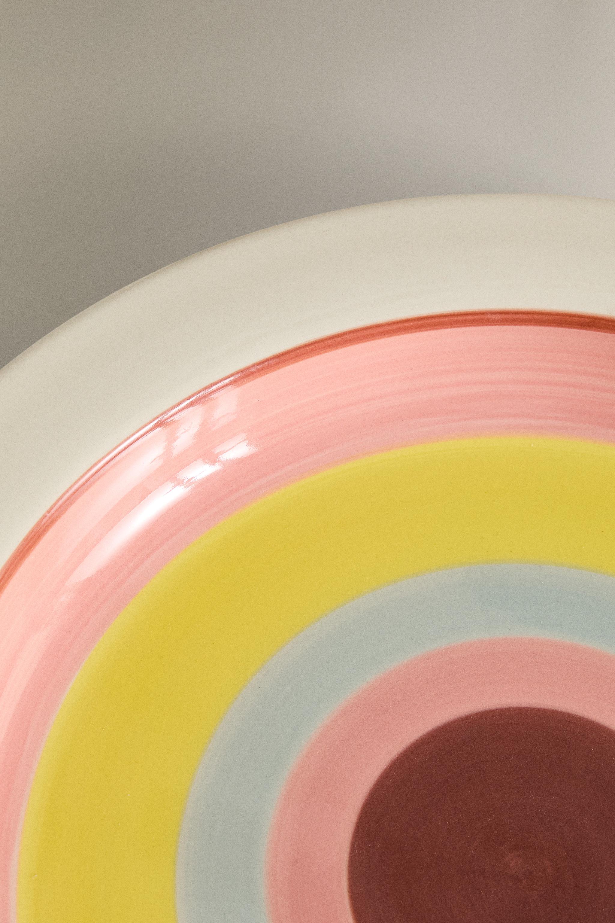 CERAMIC SERVING DISH CIRCLES X COLLAGERIE