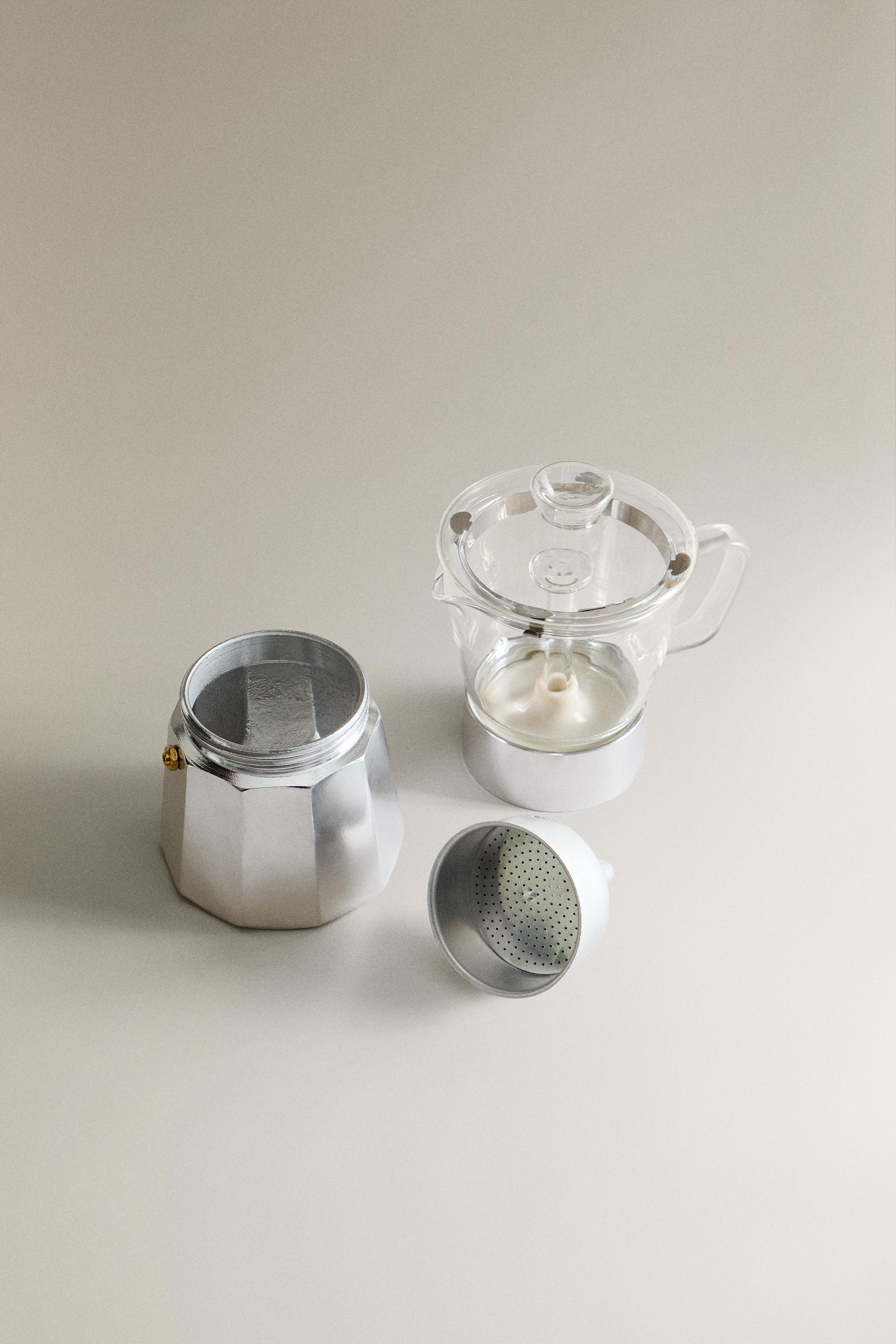 6-CUP BOROSILICATE GLASS ITALIAN COFFEE MAKER