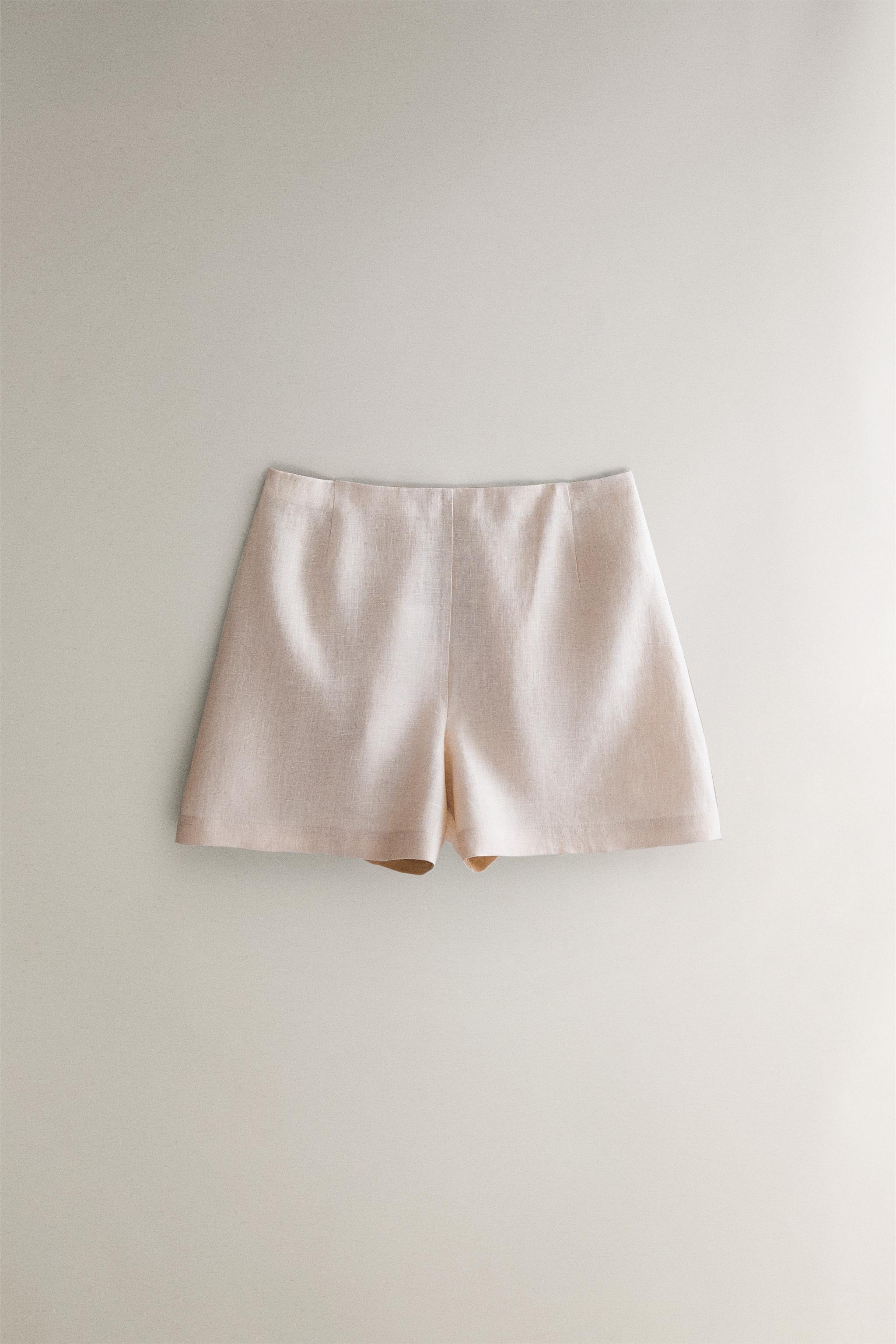 LINEN SHORTS