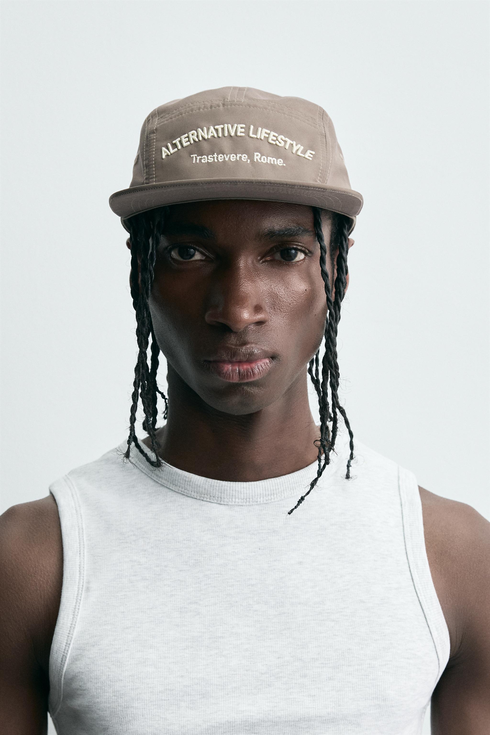 EMBROIDERED FLAT VISOR CAP