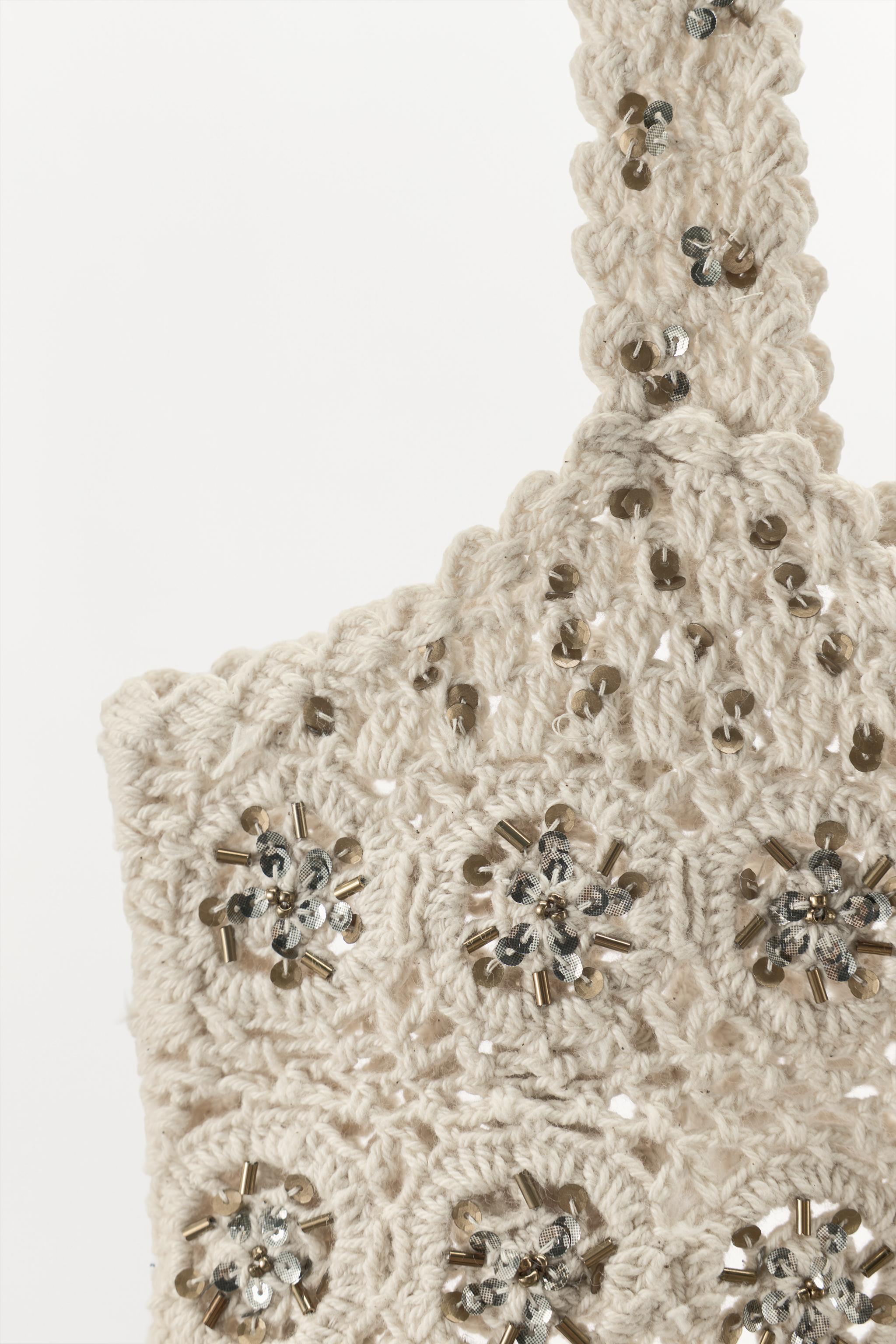 LIMITED EDITION BEADED CROCHET BRA