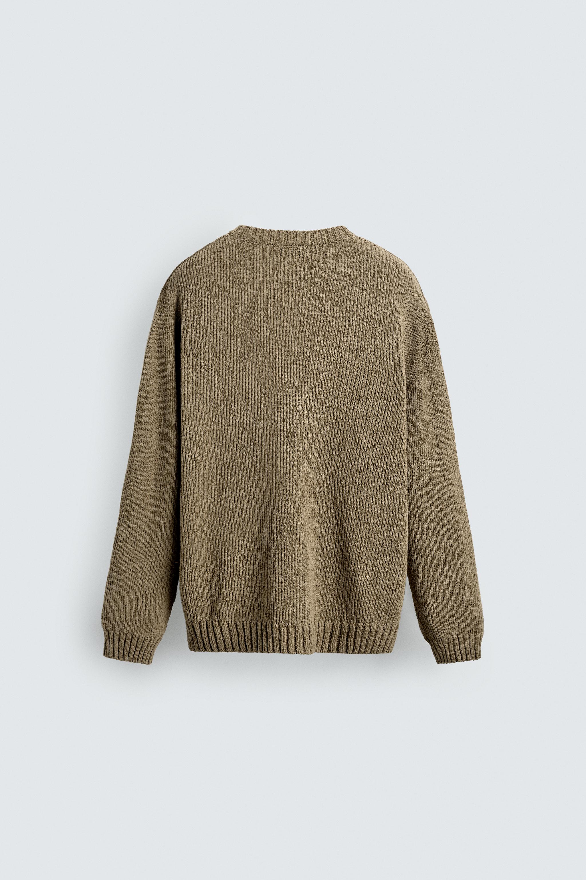 TEXTURED KNIT SWEATER