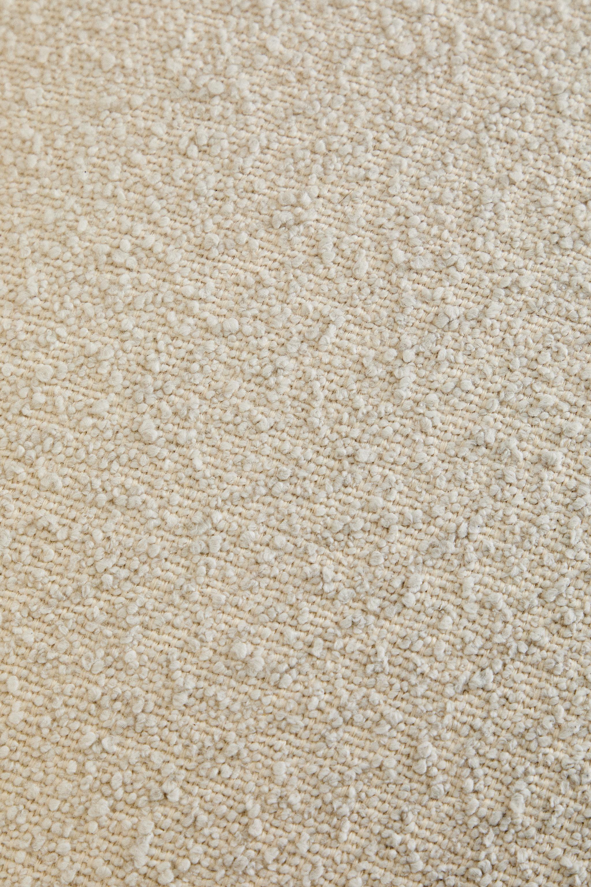 UPHOLSTERED BOUCLÉ ACCENT CHAIR