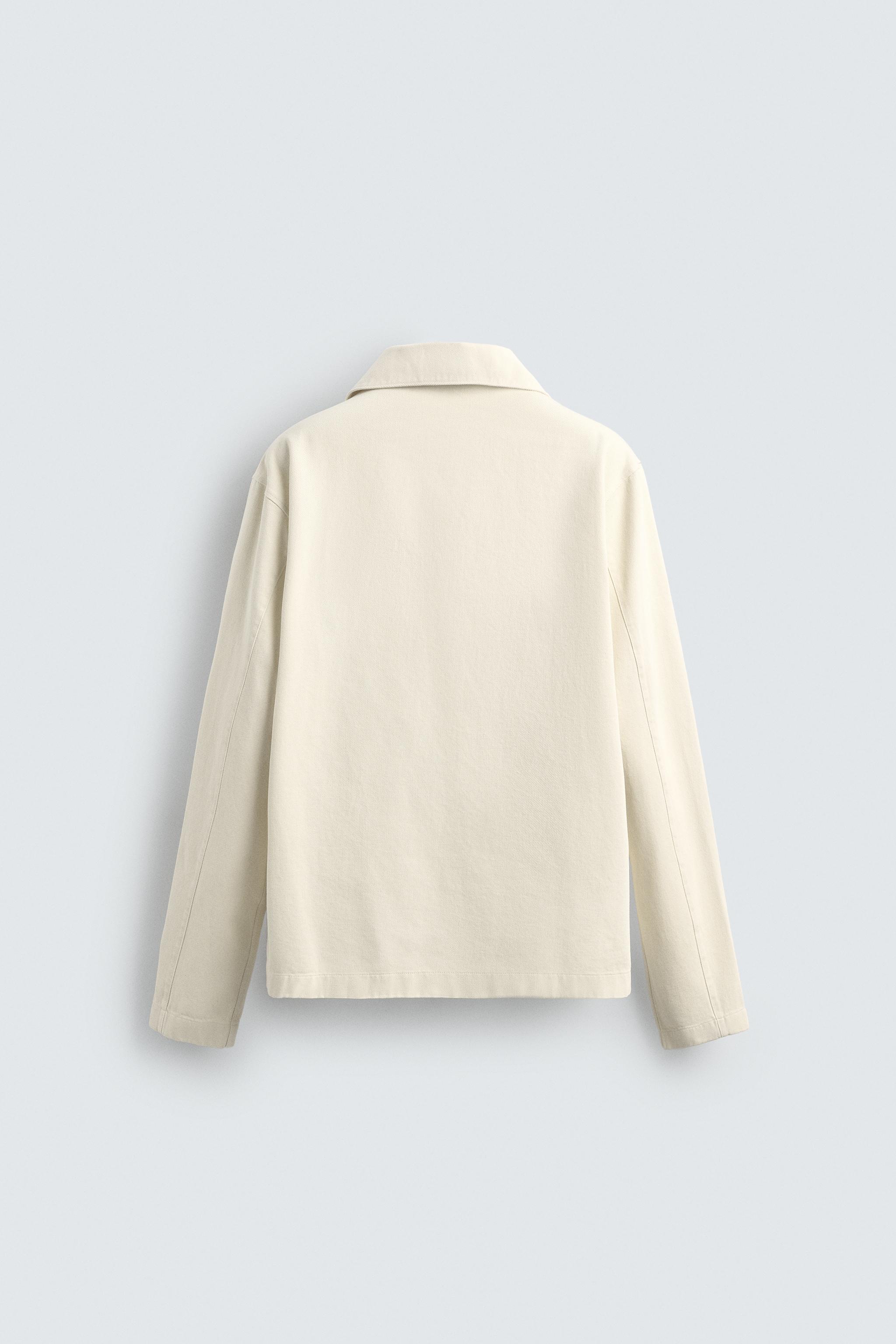 WASHED TEXTURED OVERSHIRT