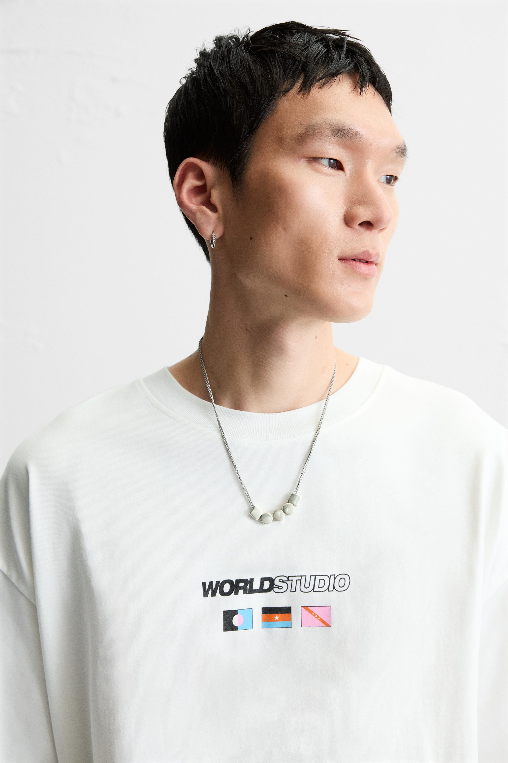 FLAGS PRINTED T-SHIRT