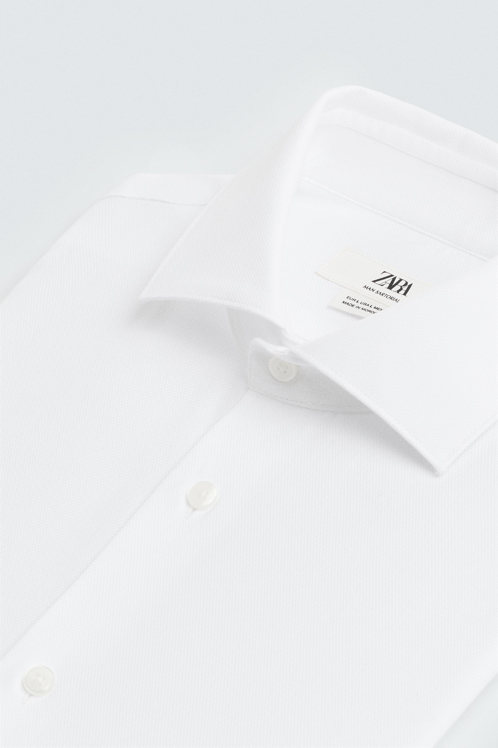 SLIM FIT TEXTURED SHIRT