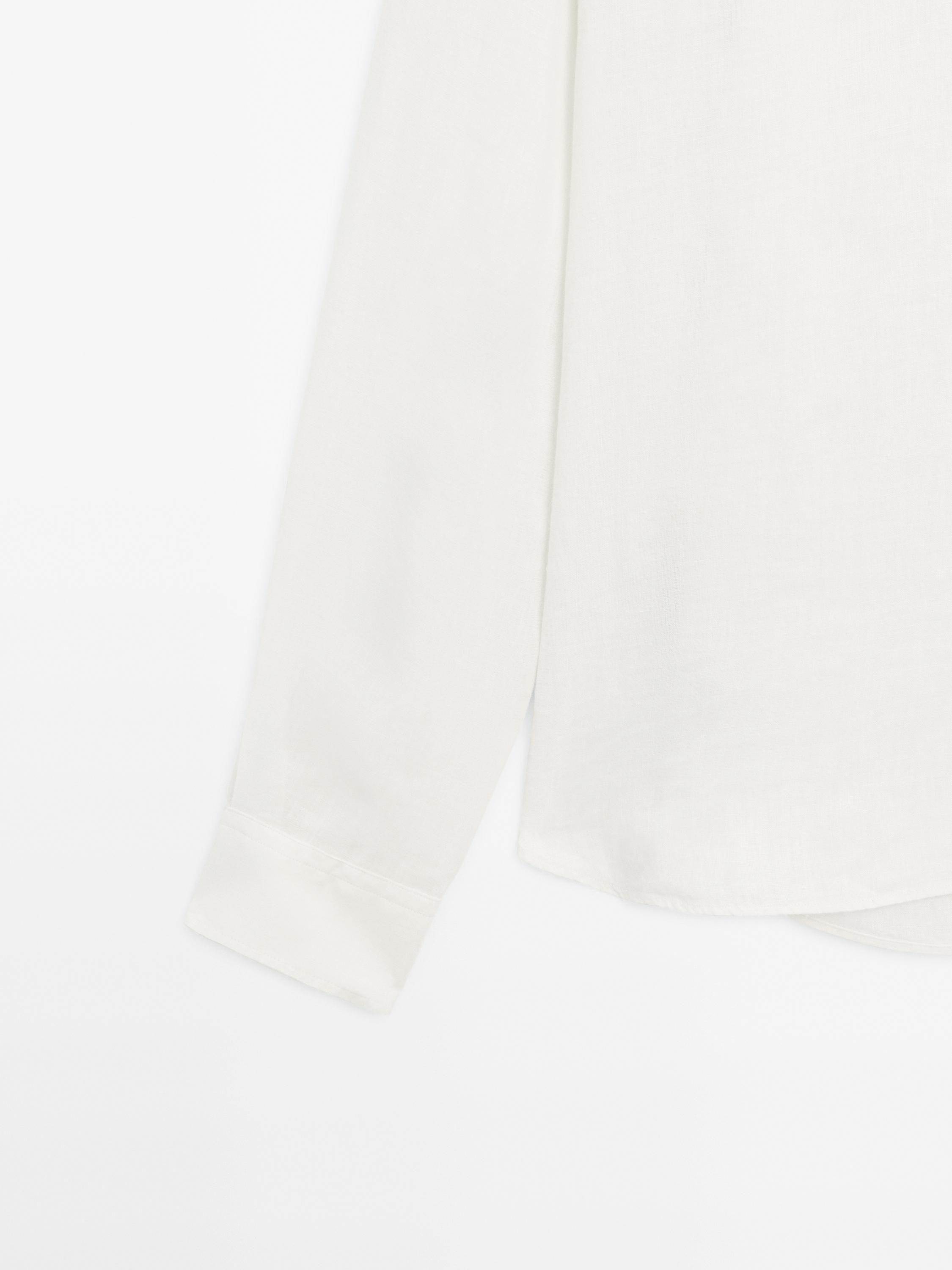 100% linen regular fit shirt