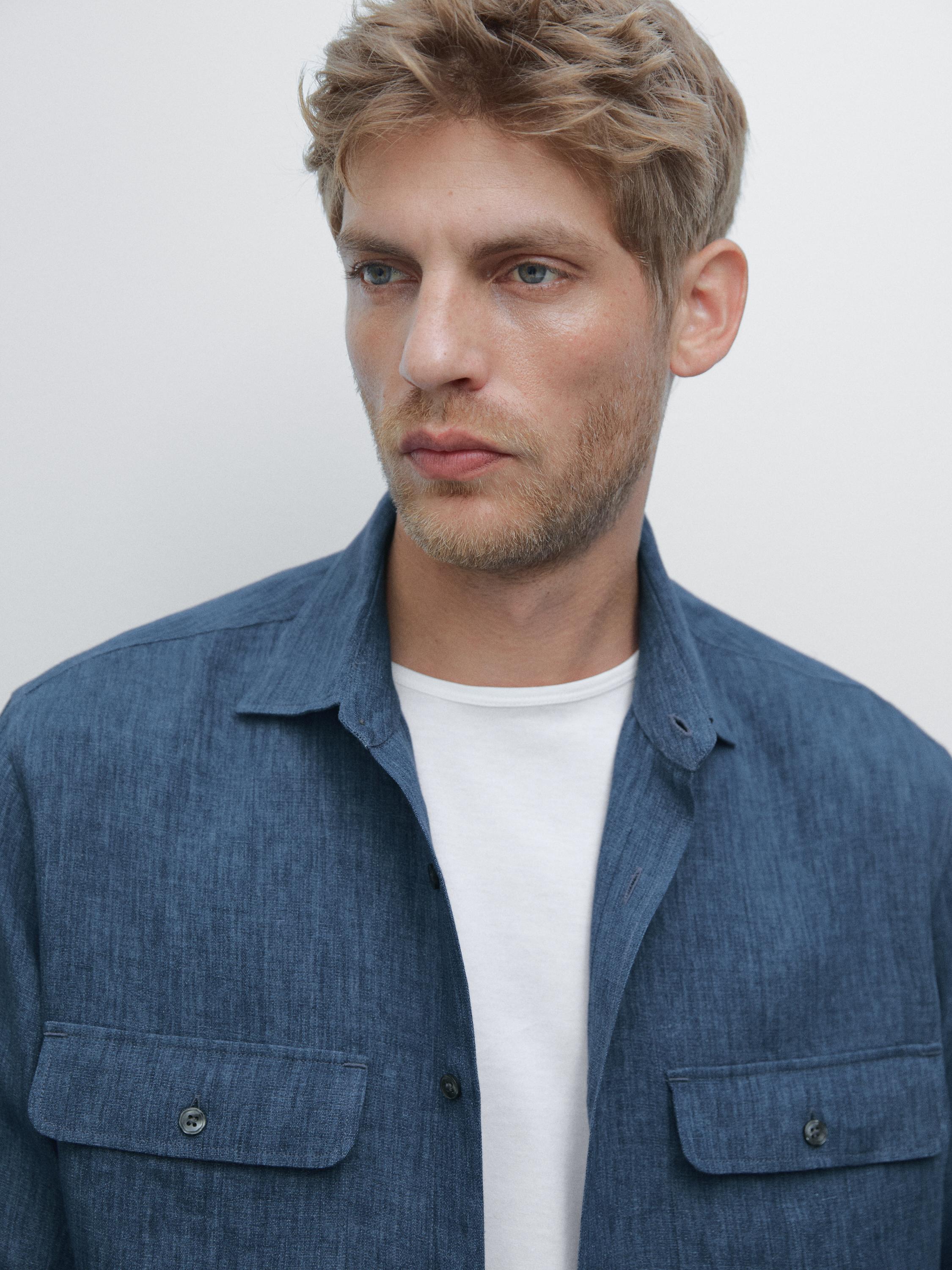 Regular fit faded shirt