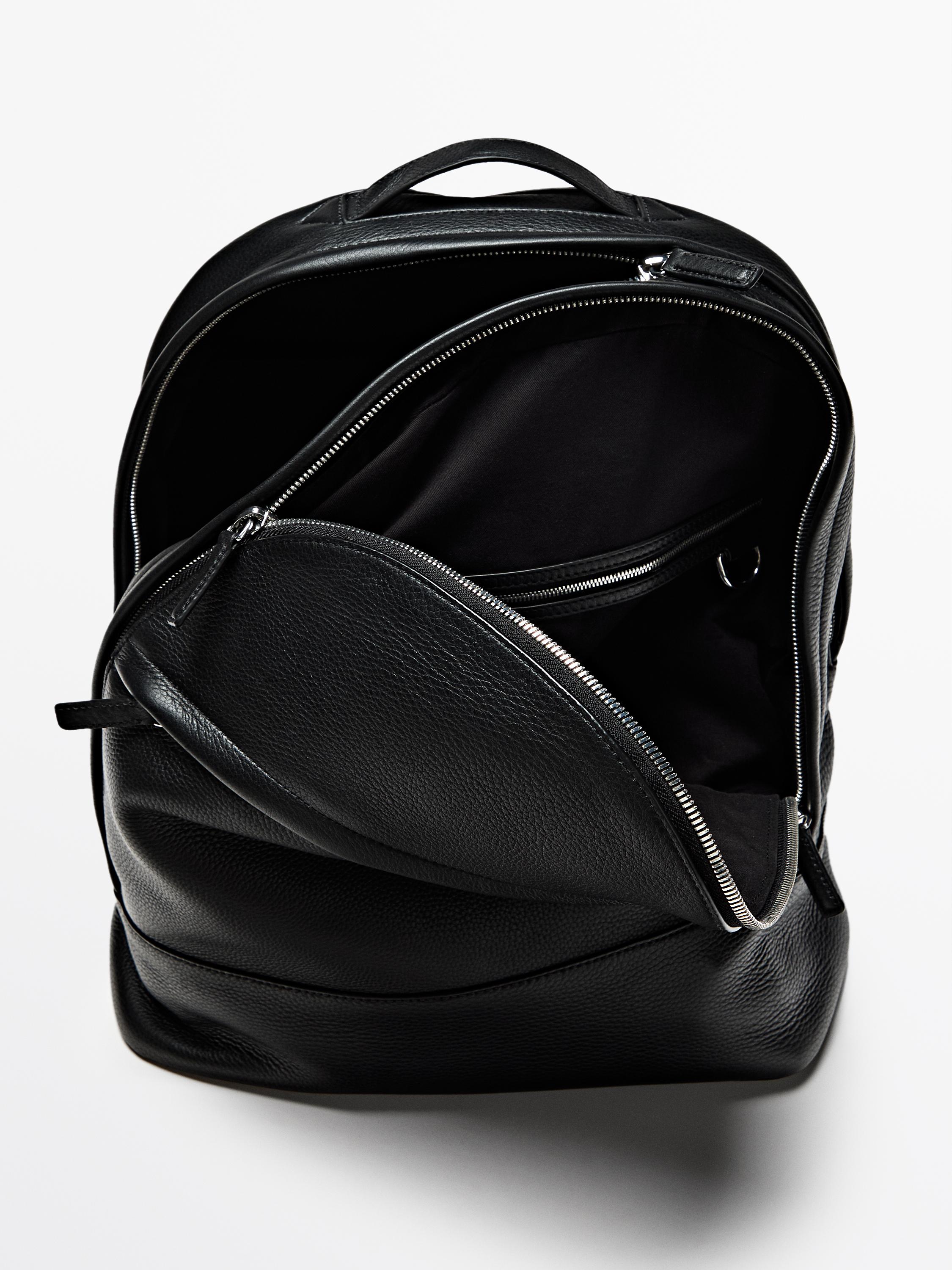 Nappa leather backpack