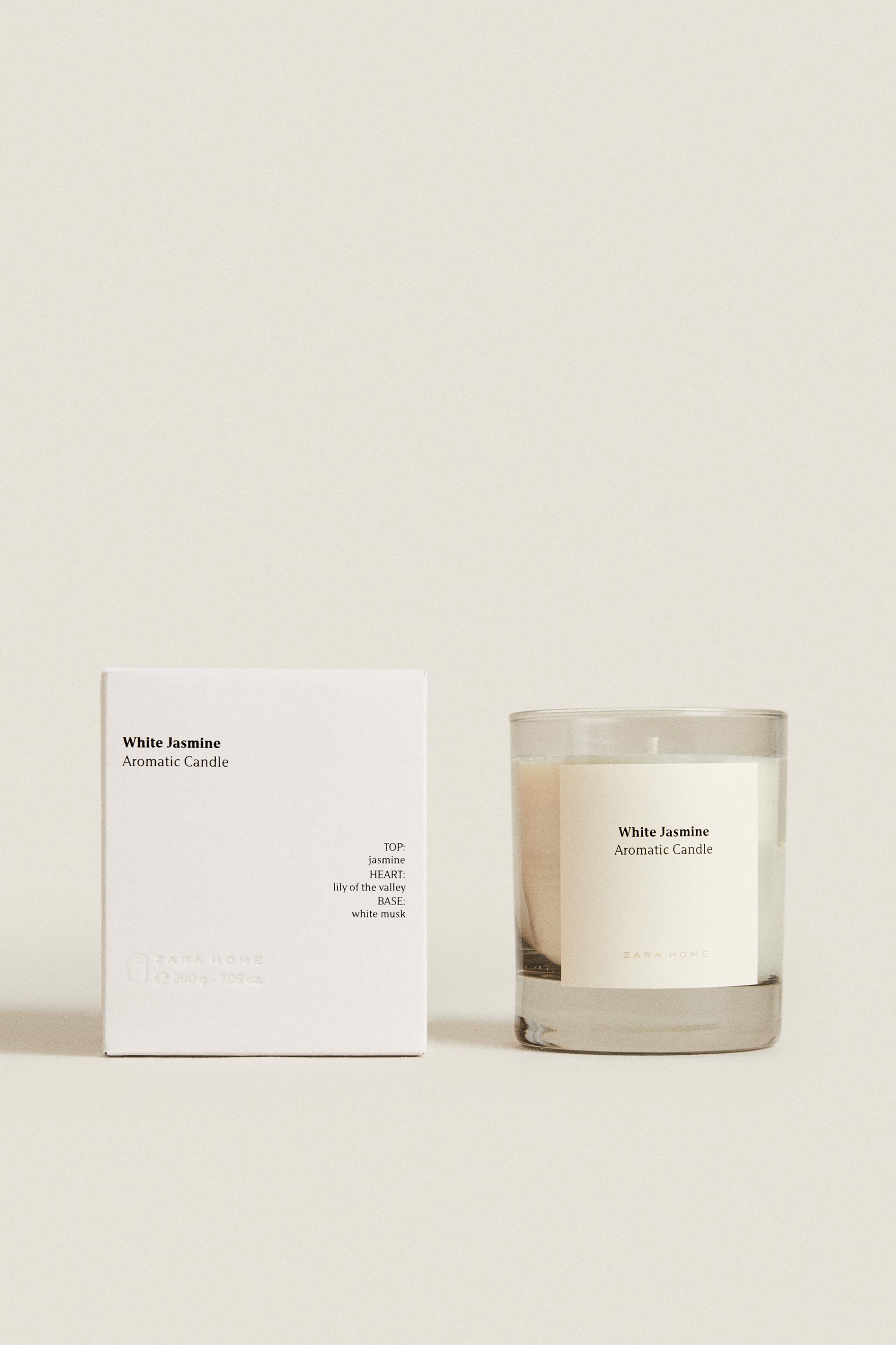 (200 G) WHITE JASMINE SCENTED CANDLE