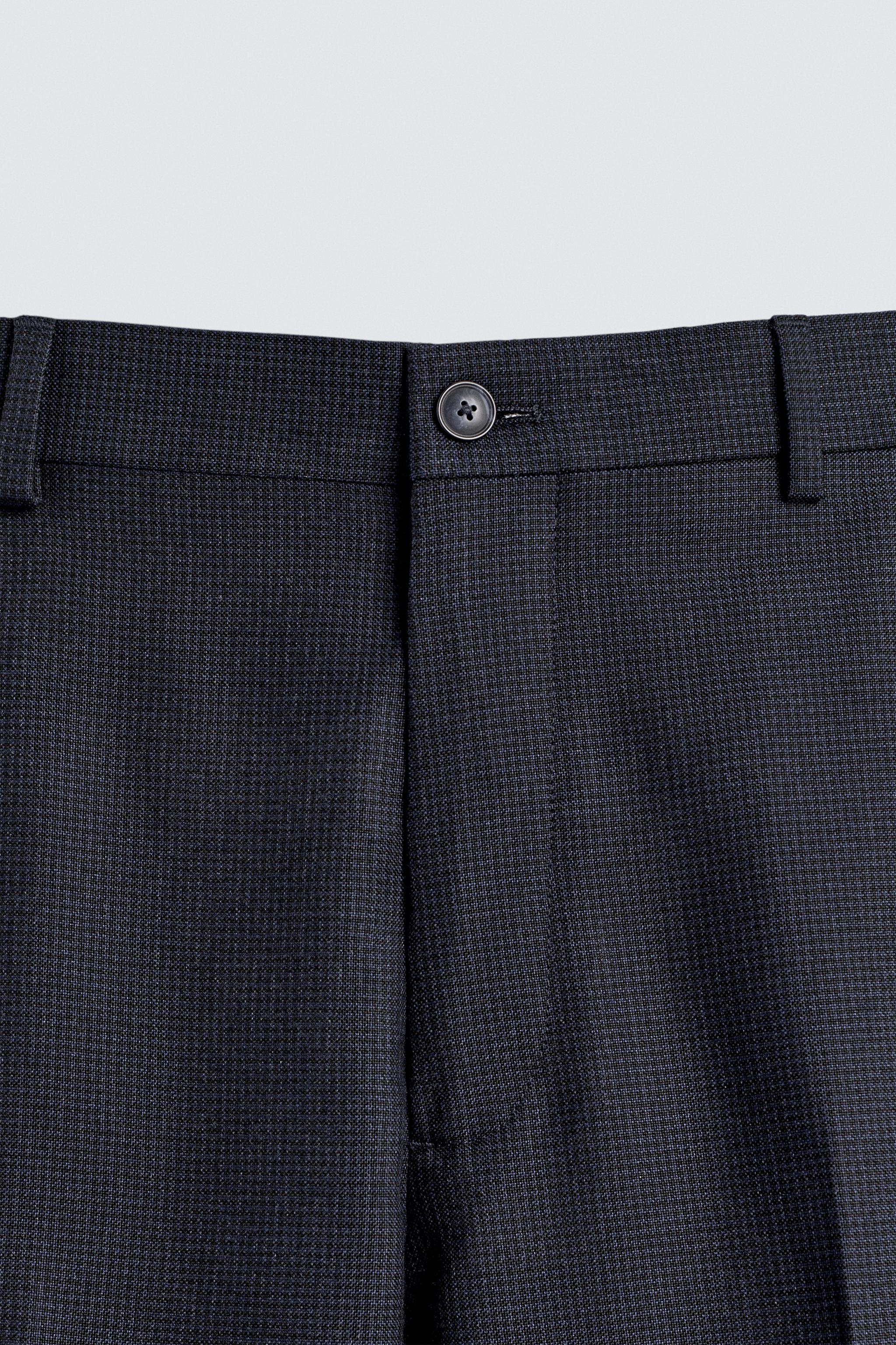 HOUNDSTOOTH SUIT PANTS