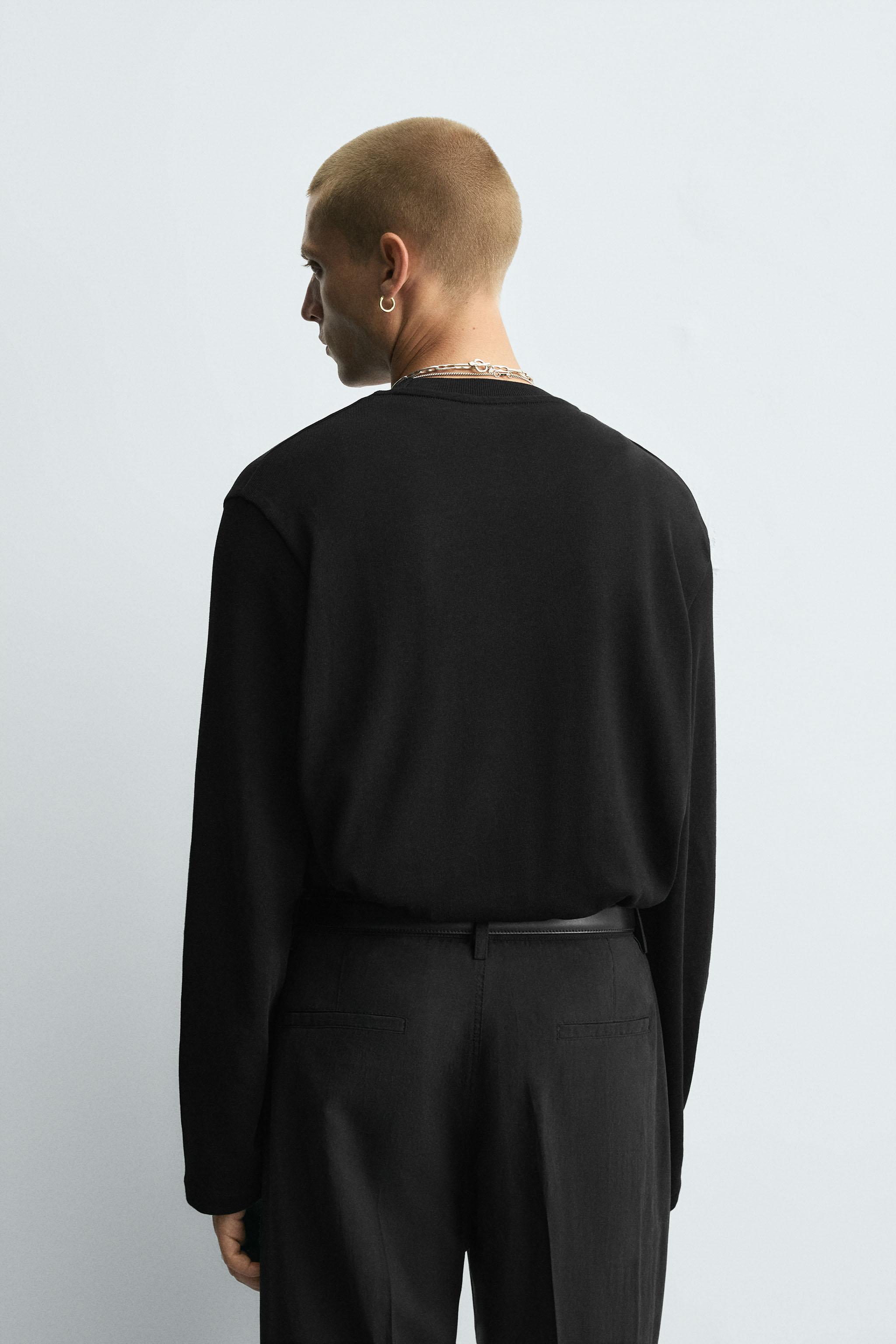 WASHED COTTON SWEATER