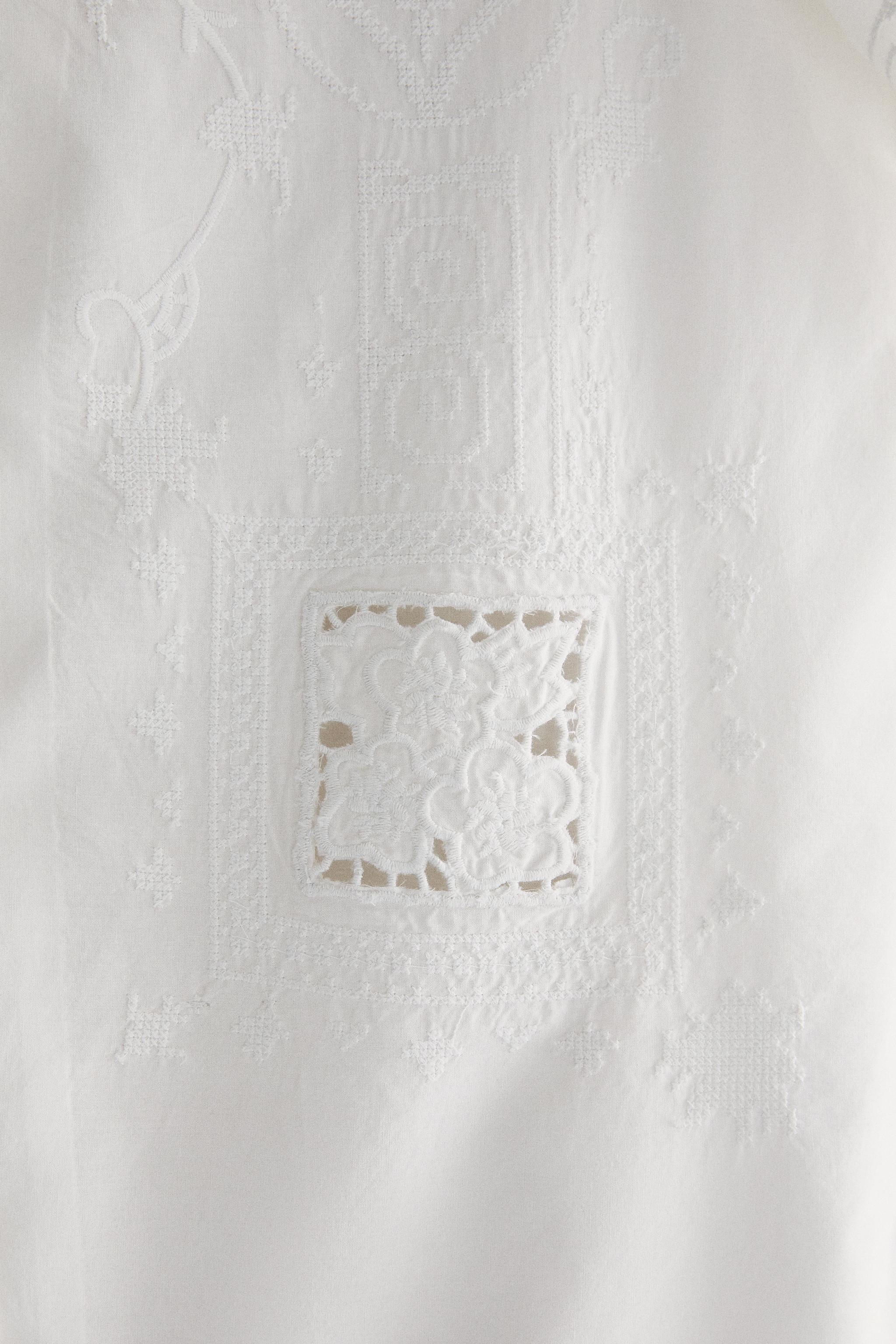 EMBROIDERED COTTON SHIRT