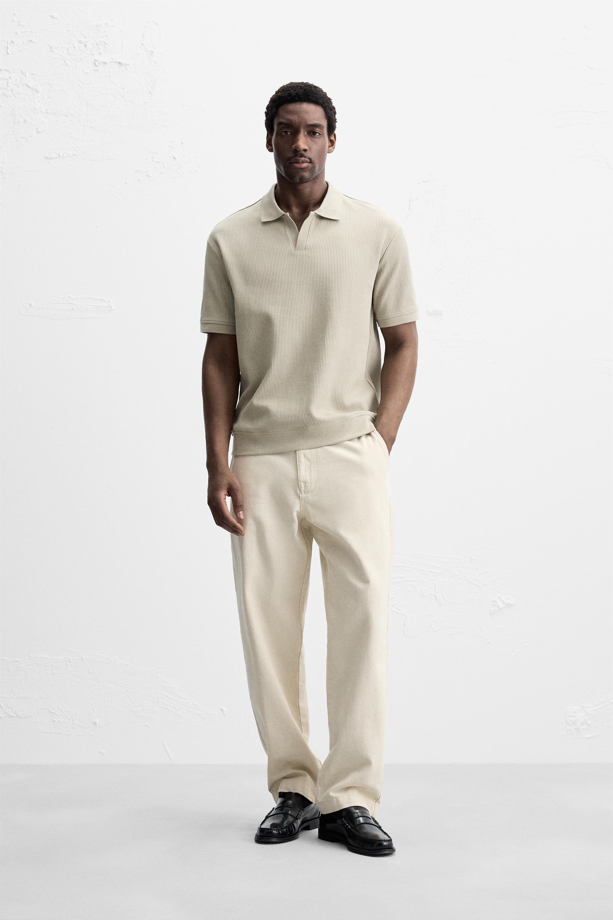 VERTICAL TEXTURED POLO