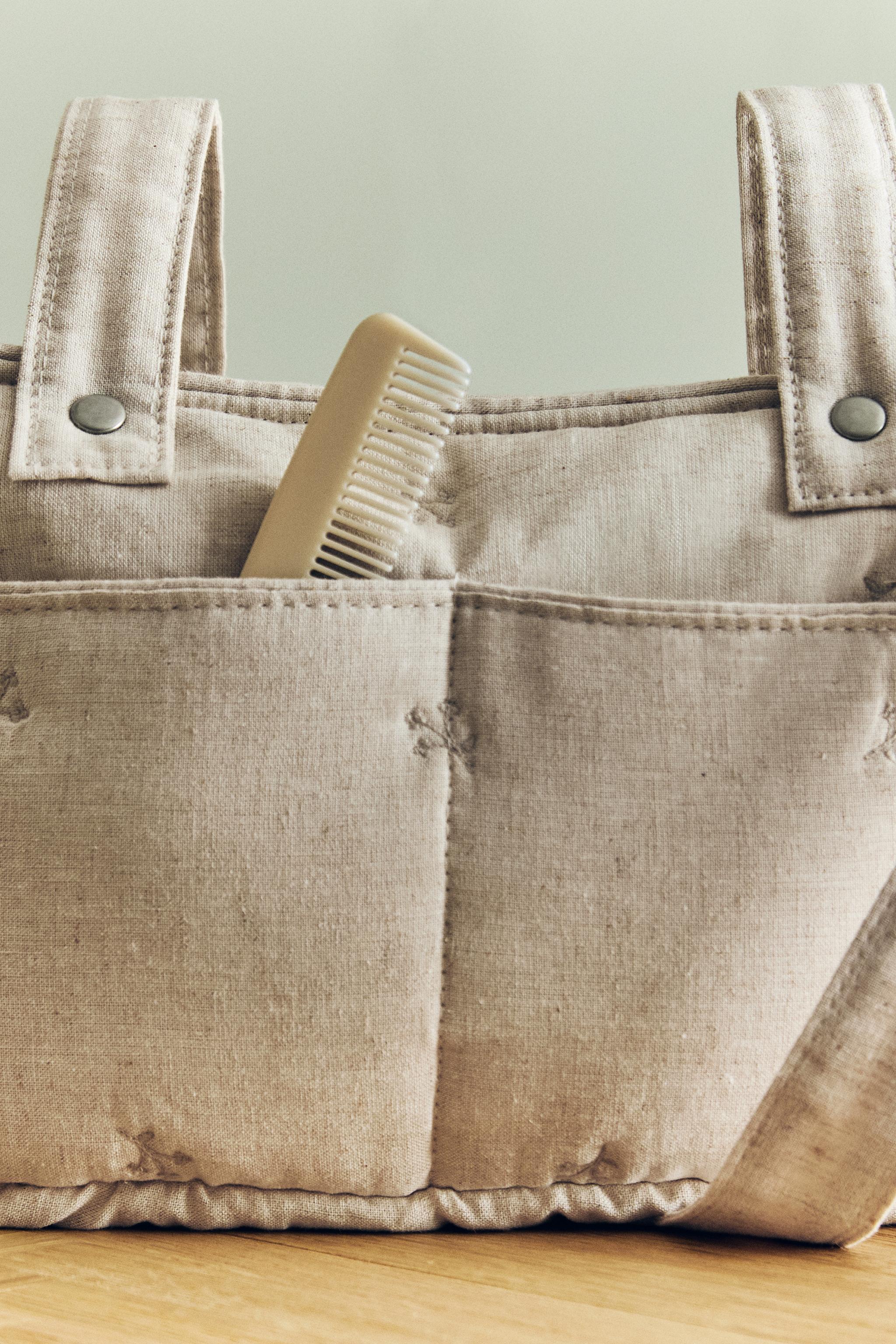 EMBROIDERED DIAPER BAG