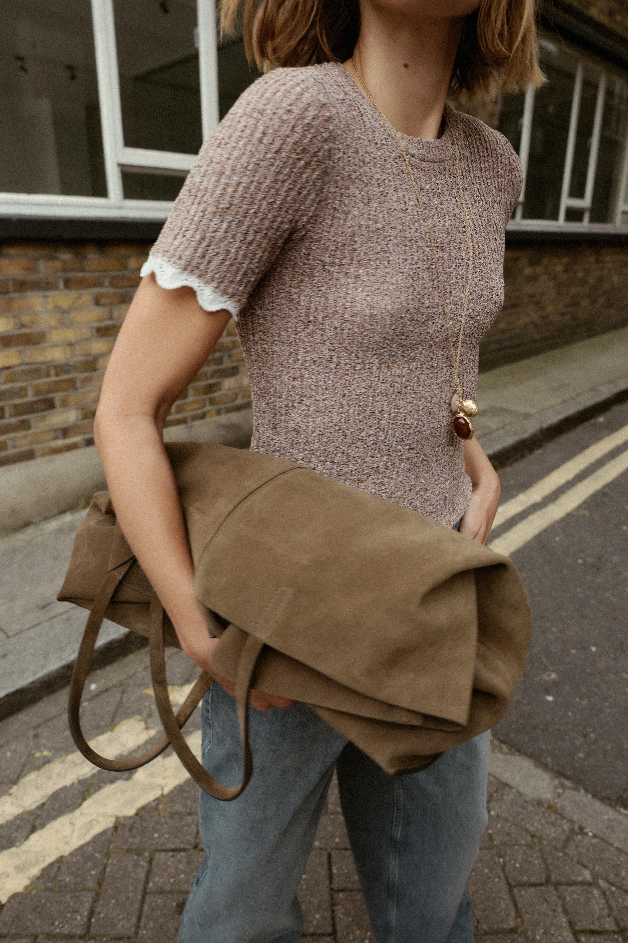 COMBINED KNIT T-SHIRT