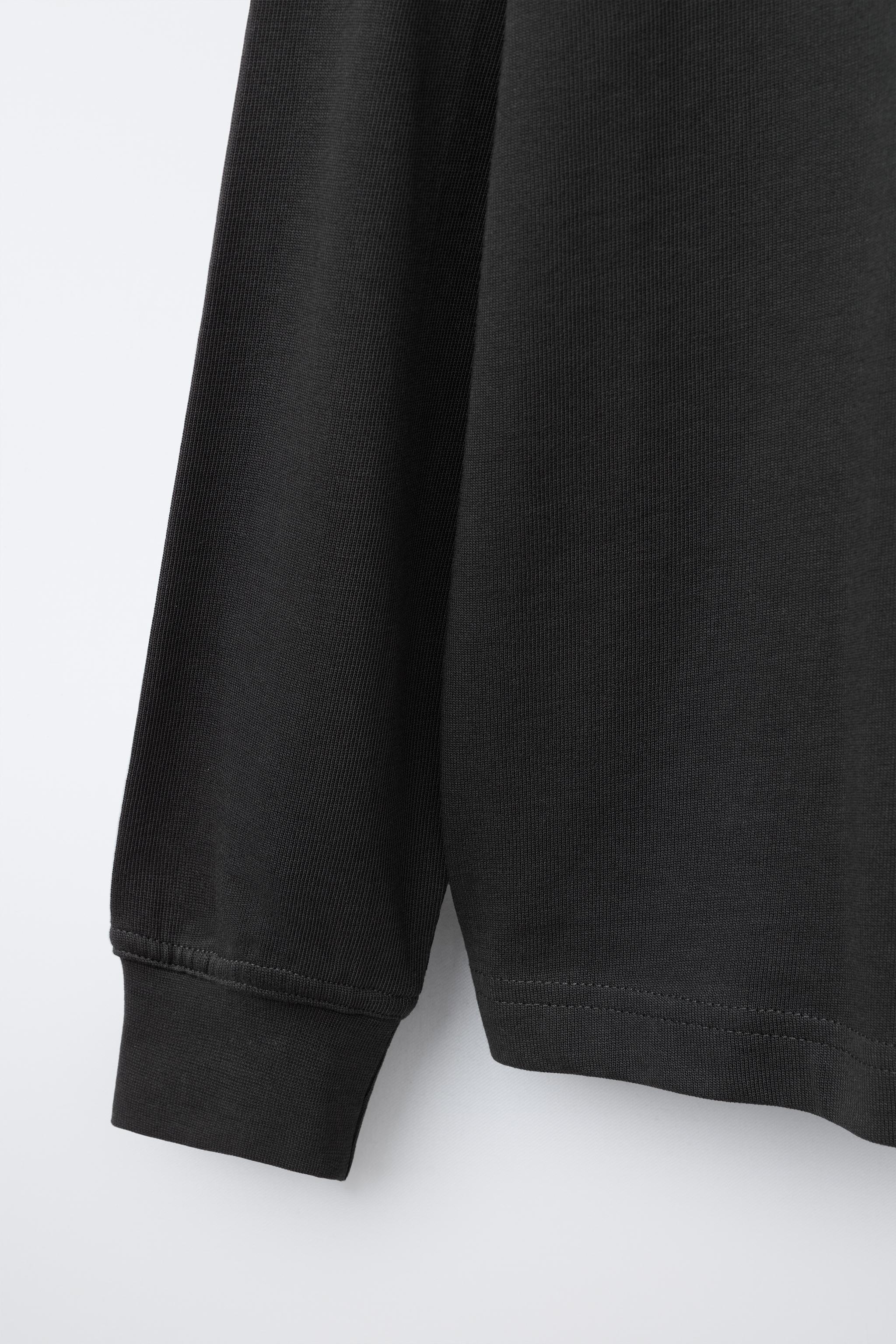 HEAVY WEIGHT EMBROIDERED TEXT T-SHIRT