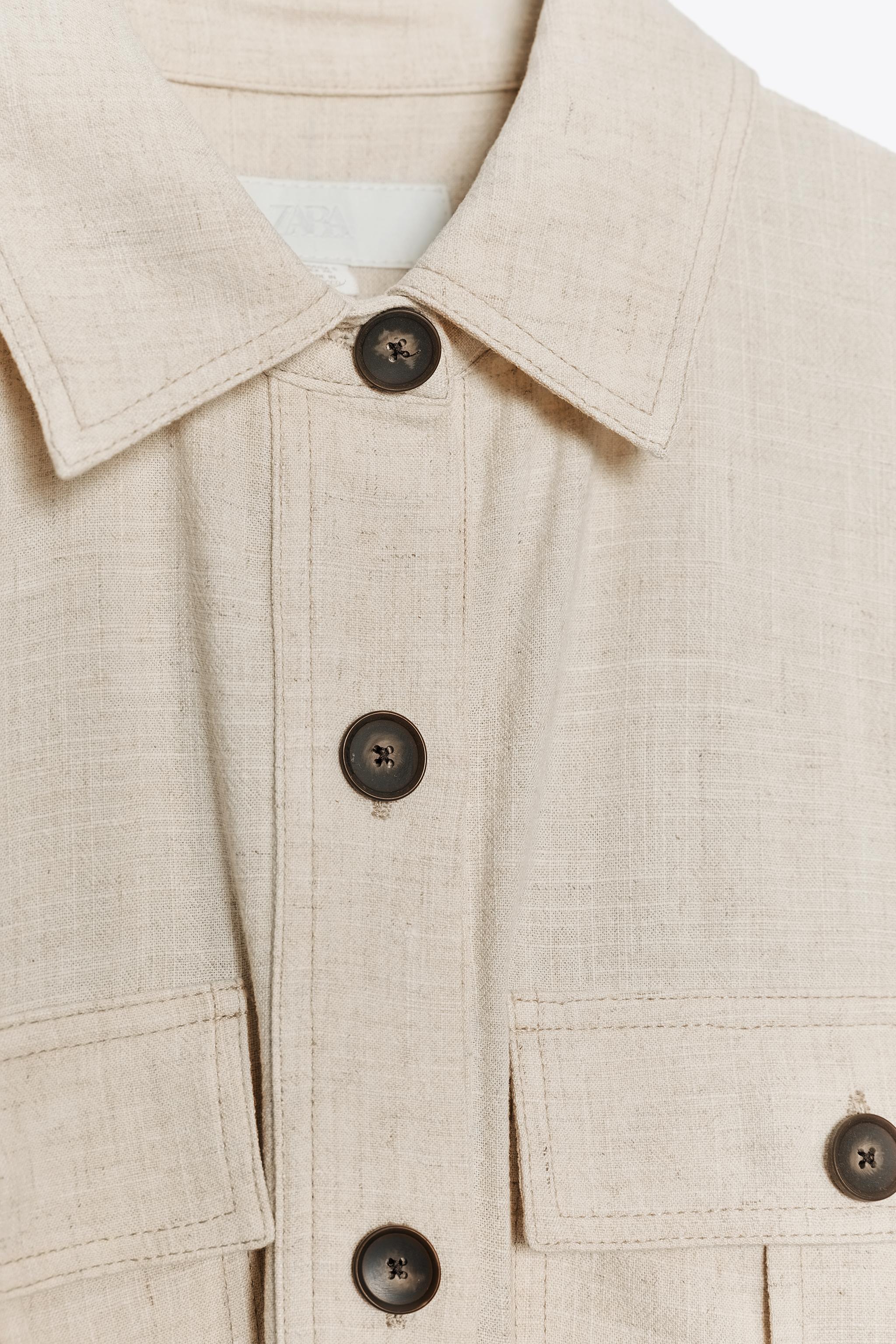 LINEN BELTED LONG VEST