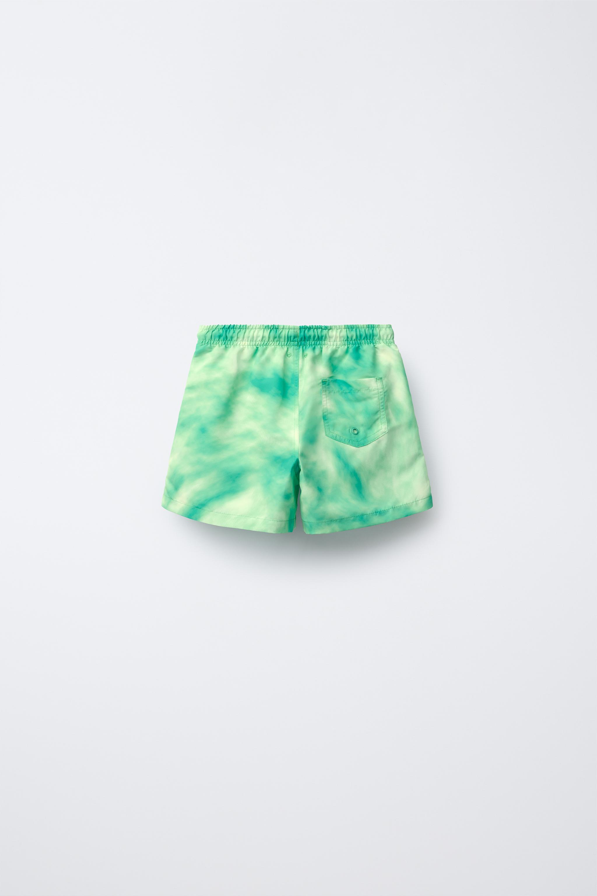 6-14 YEARS/ TIE-DYE SWIM SHORTS
