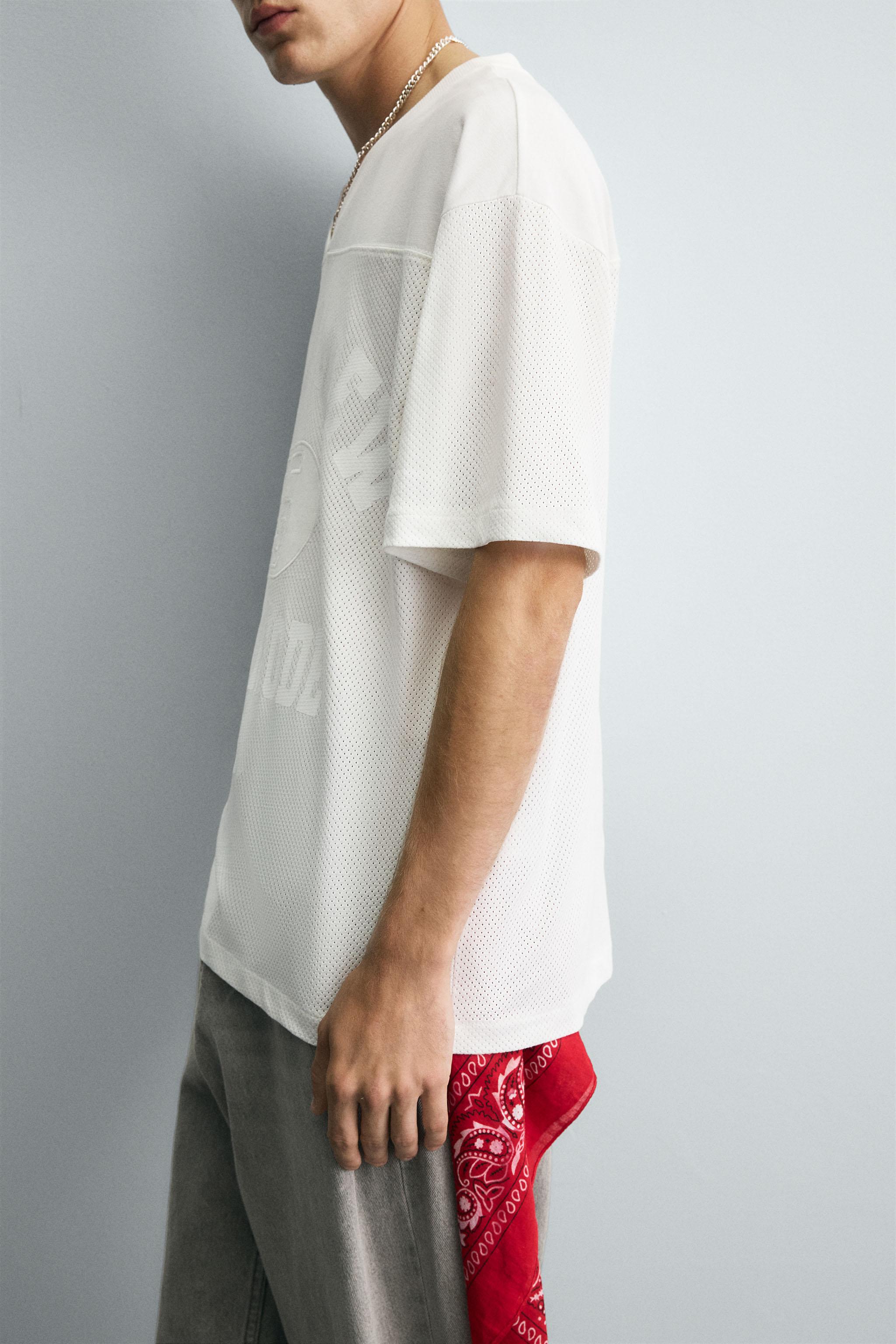 COMBINATION TEXT T-SHIRT