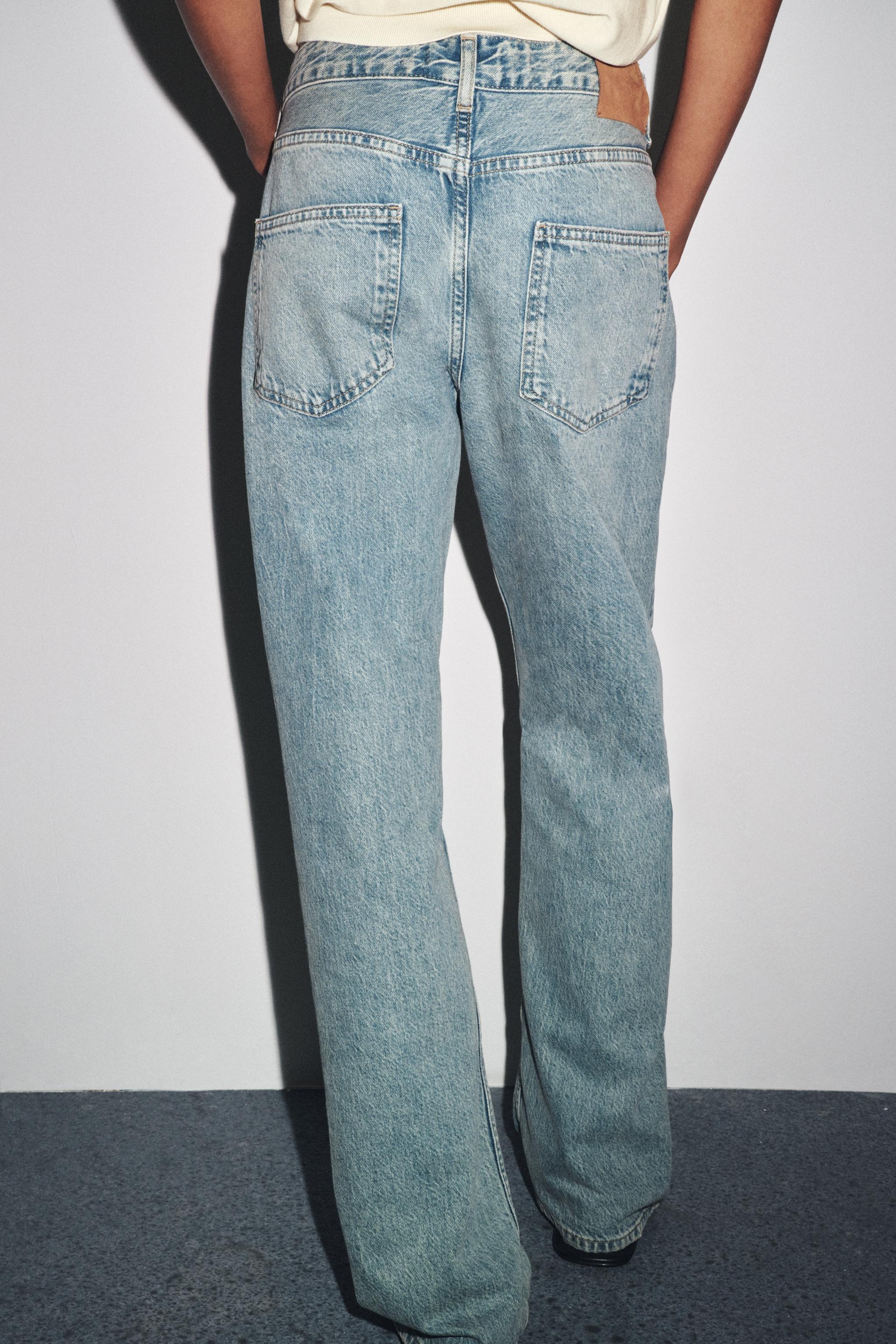 ZW COLLECTION RELAXED MID-RISE JEANS