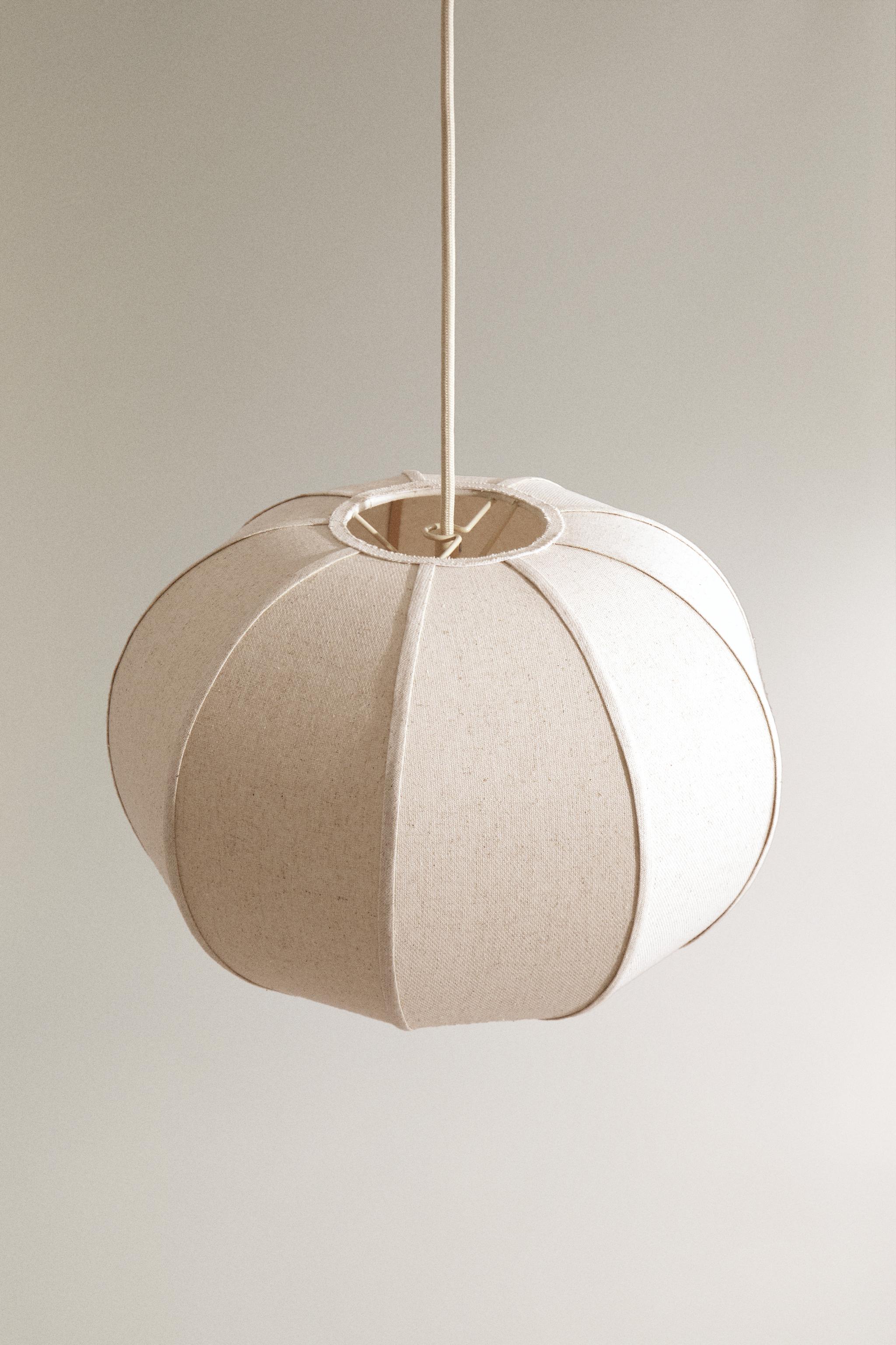 SMALL LINEN PENDANT LAMP