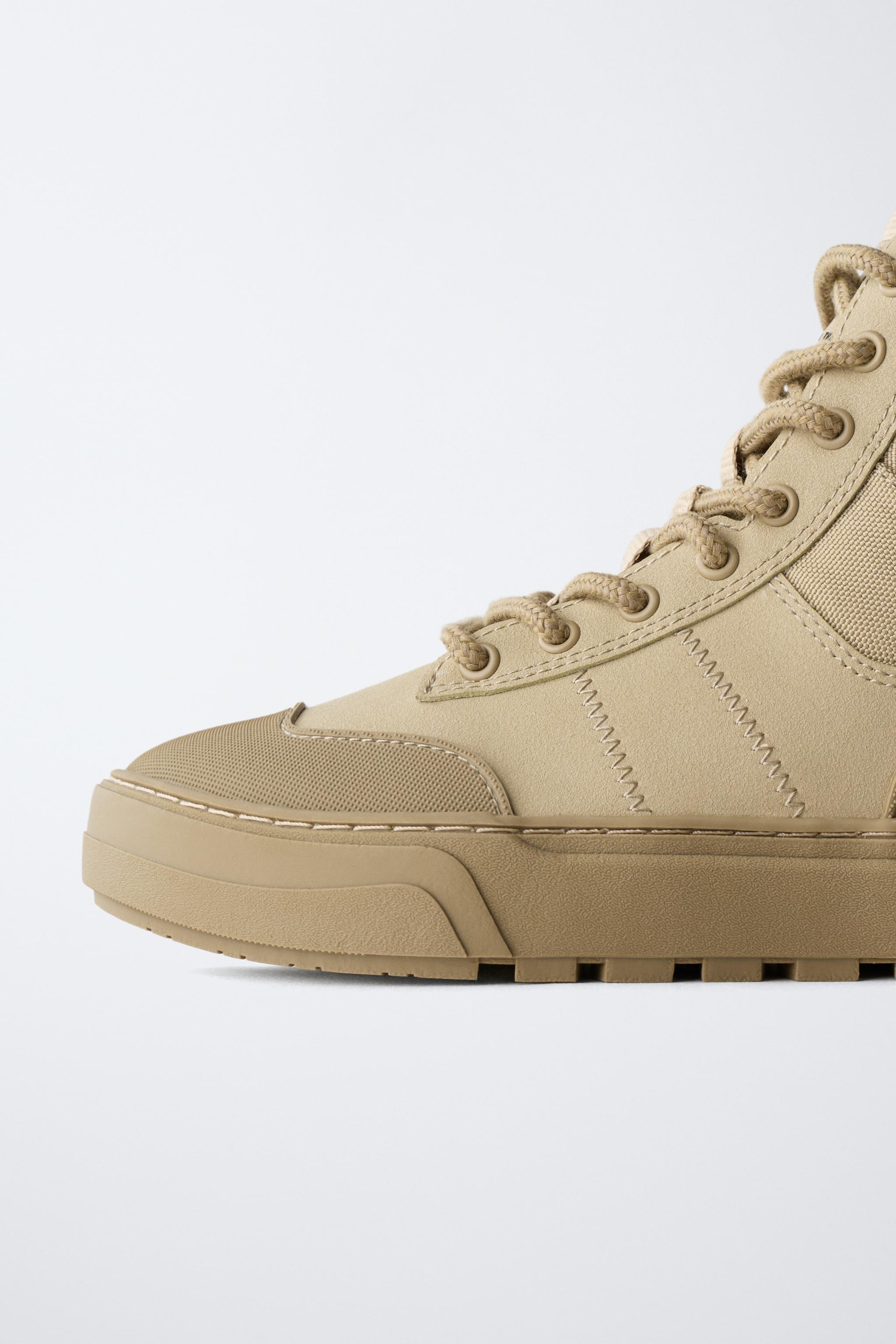 TECHNICAL HIGH-TOP SNEAKERS