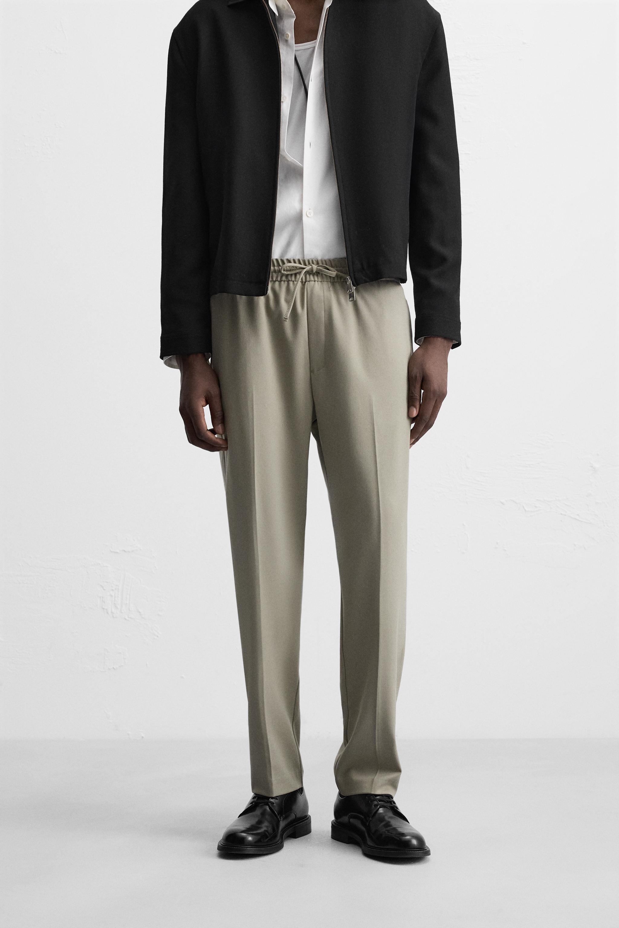 JOGGER WAIST STRETCH PANTS