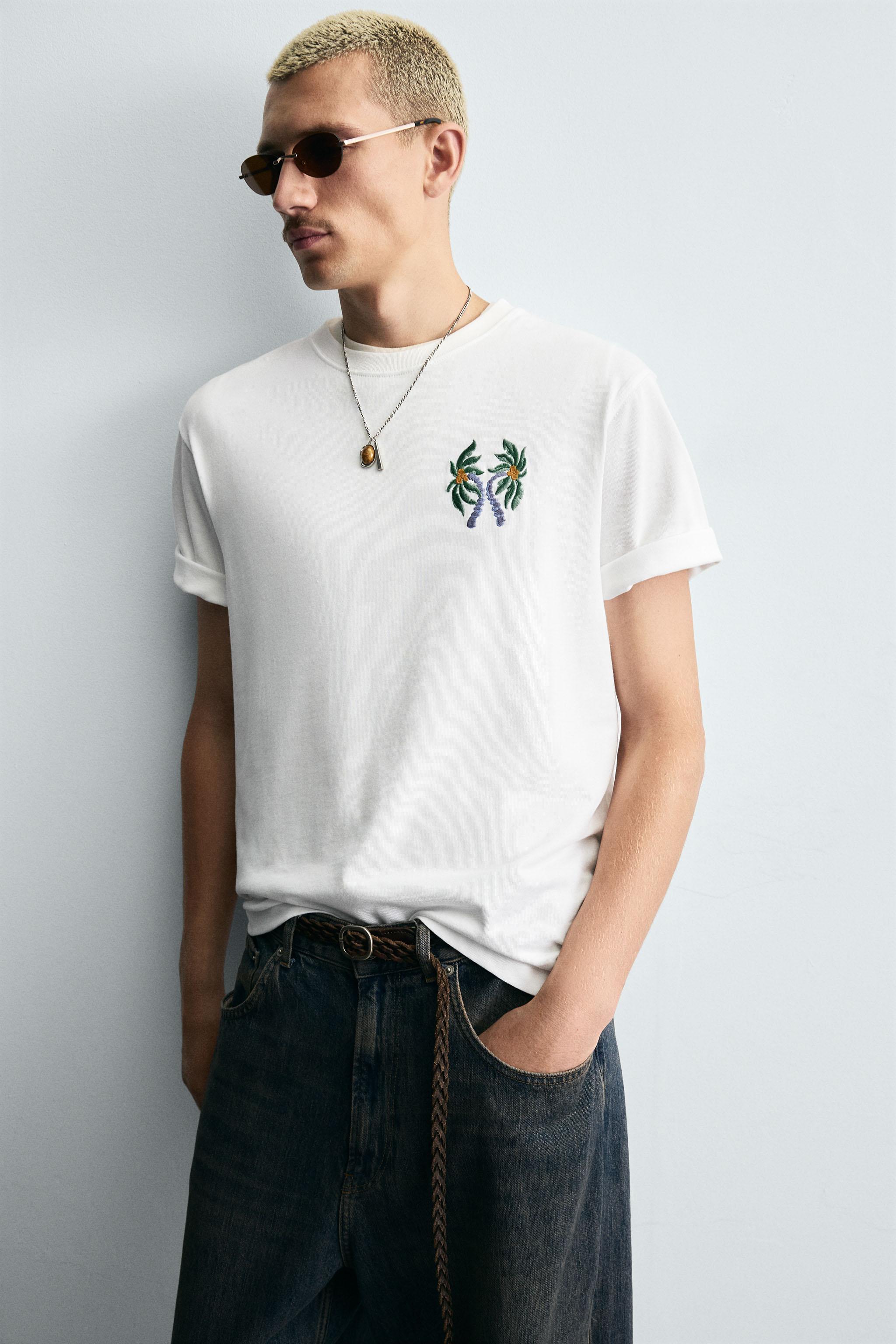 COMBINED EMBROIDERY T-SHIRT