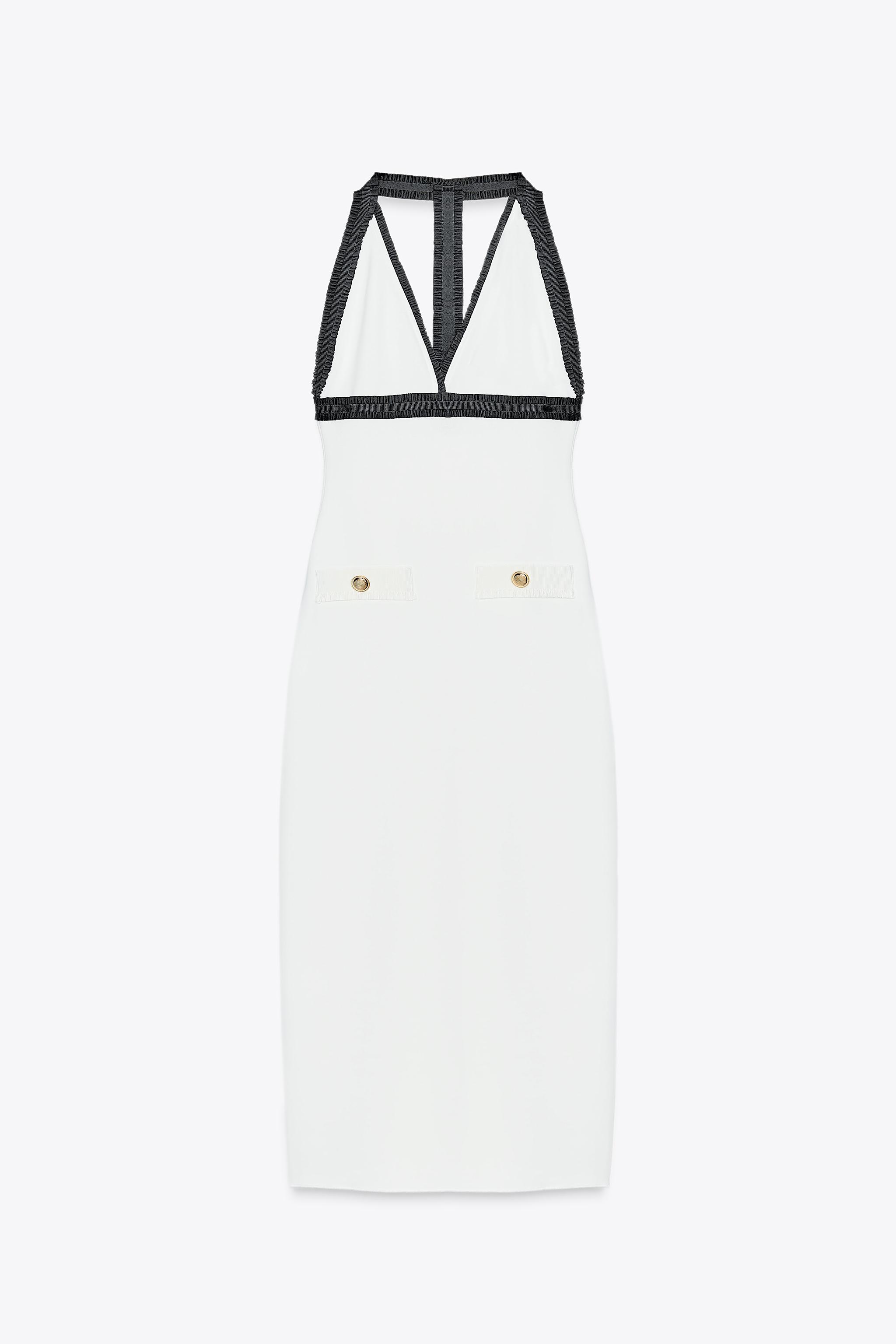 HALTER STRETCH CONTOURING DRESS