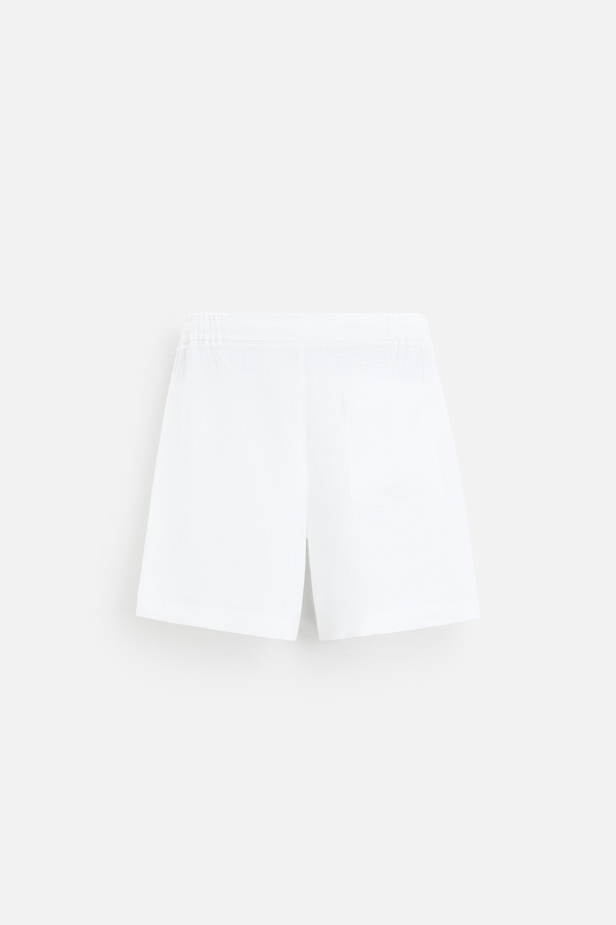 100% LINEN SHORTS