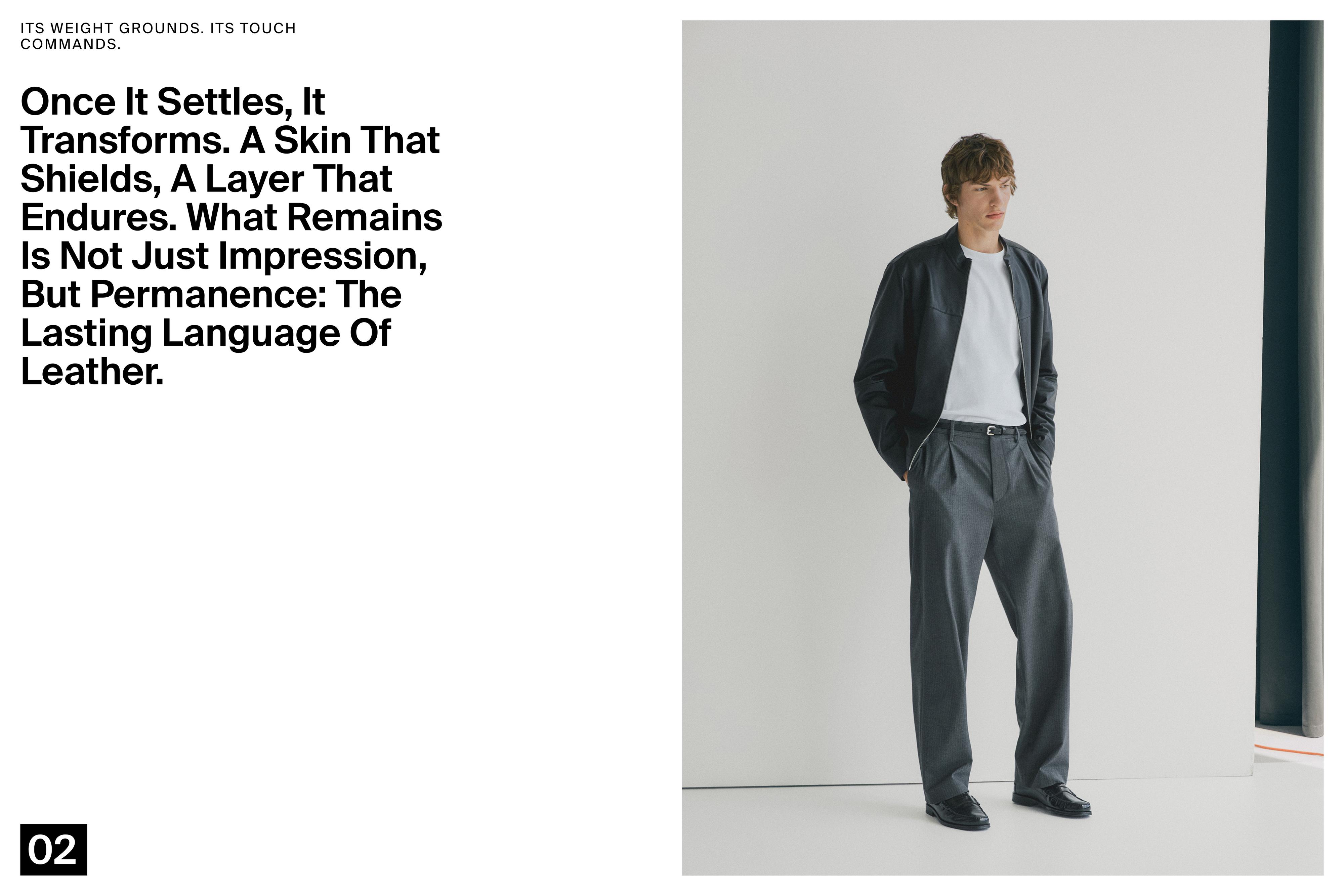 Nappa sheepskin jacket