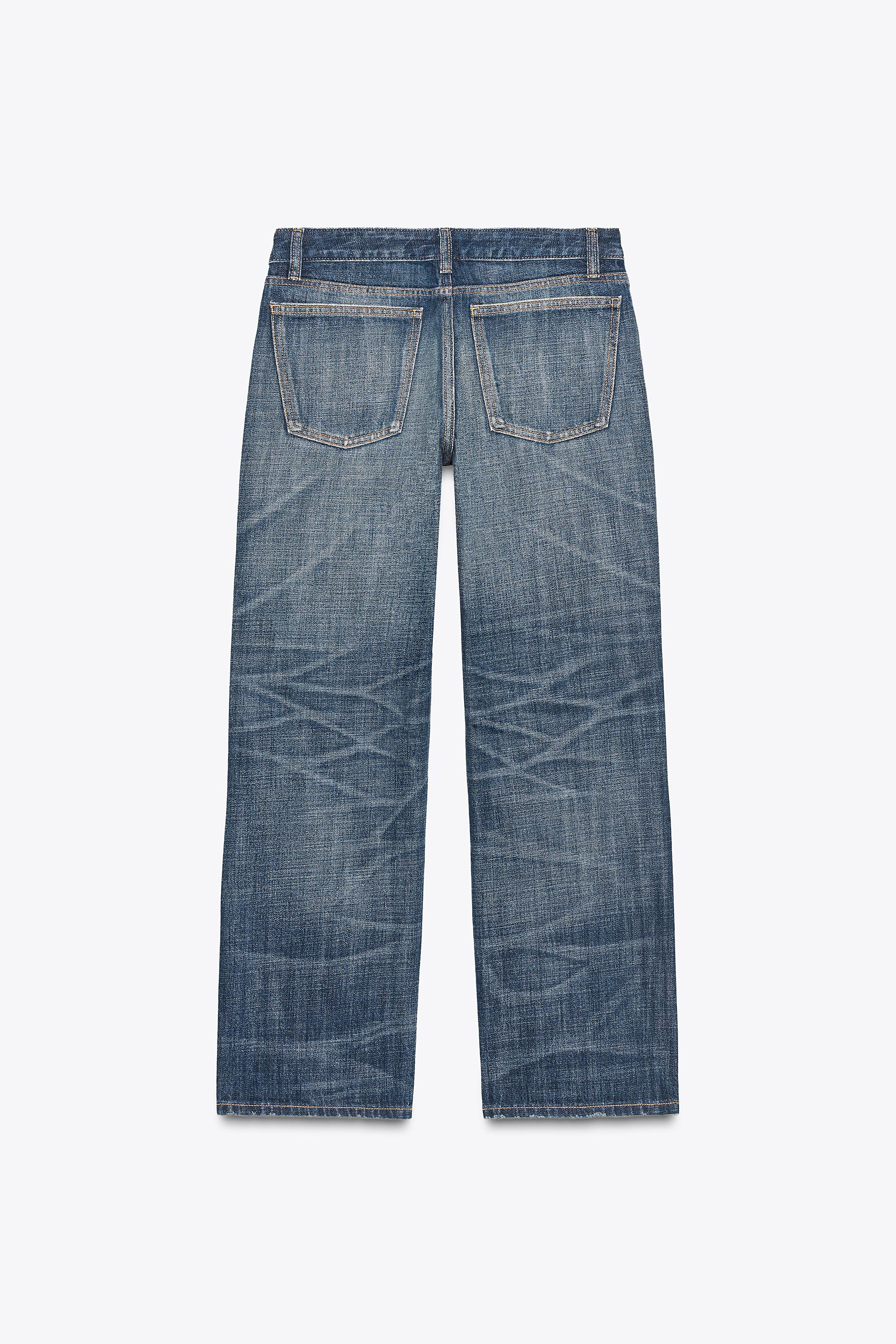 TRF MID-RISE STRAIGHT CROP JEANS