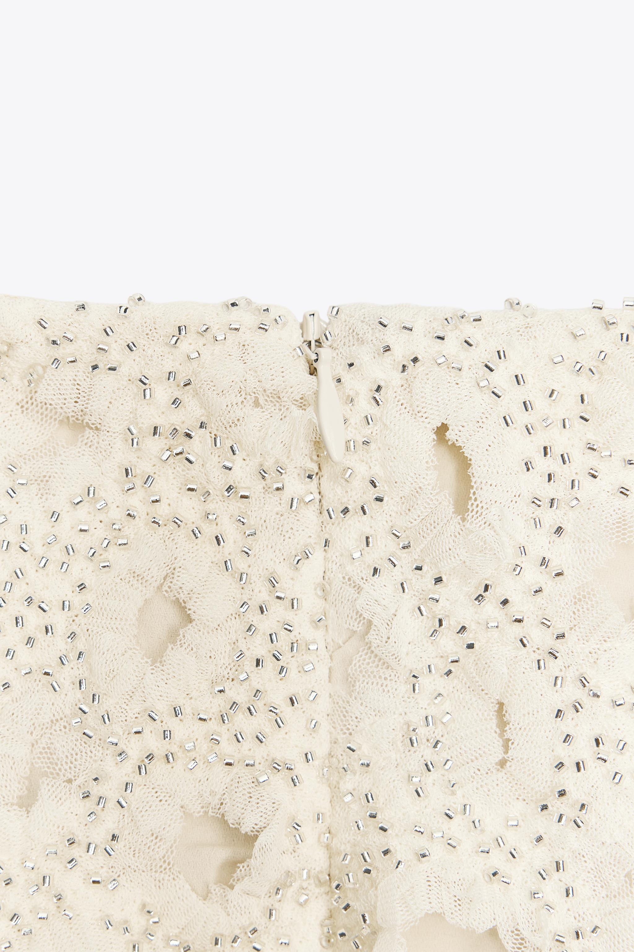 BEADED MIDI SKIRT ZW COLLECTION