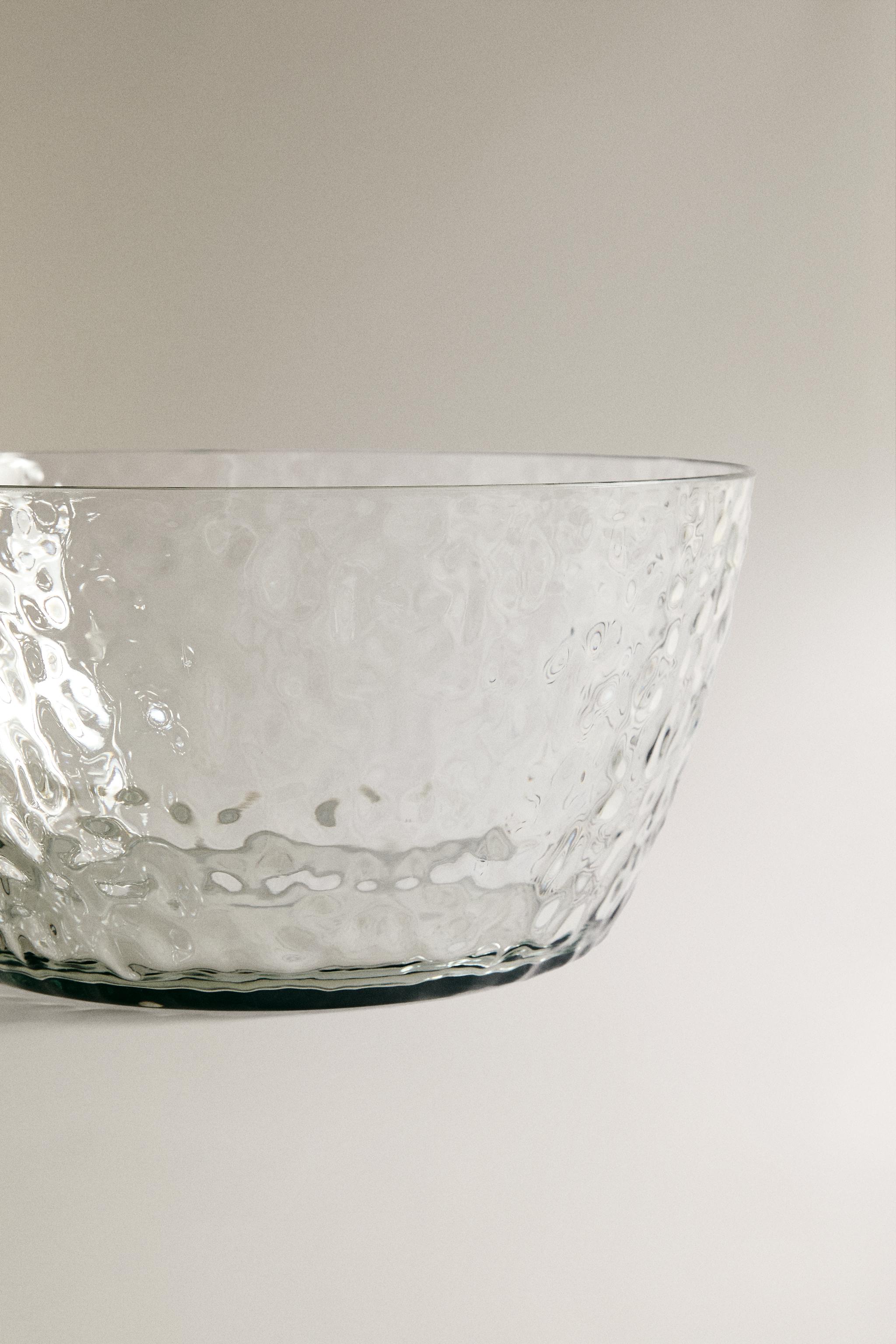 ACRYLIC TEXTURED SALAD BOWL
