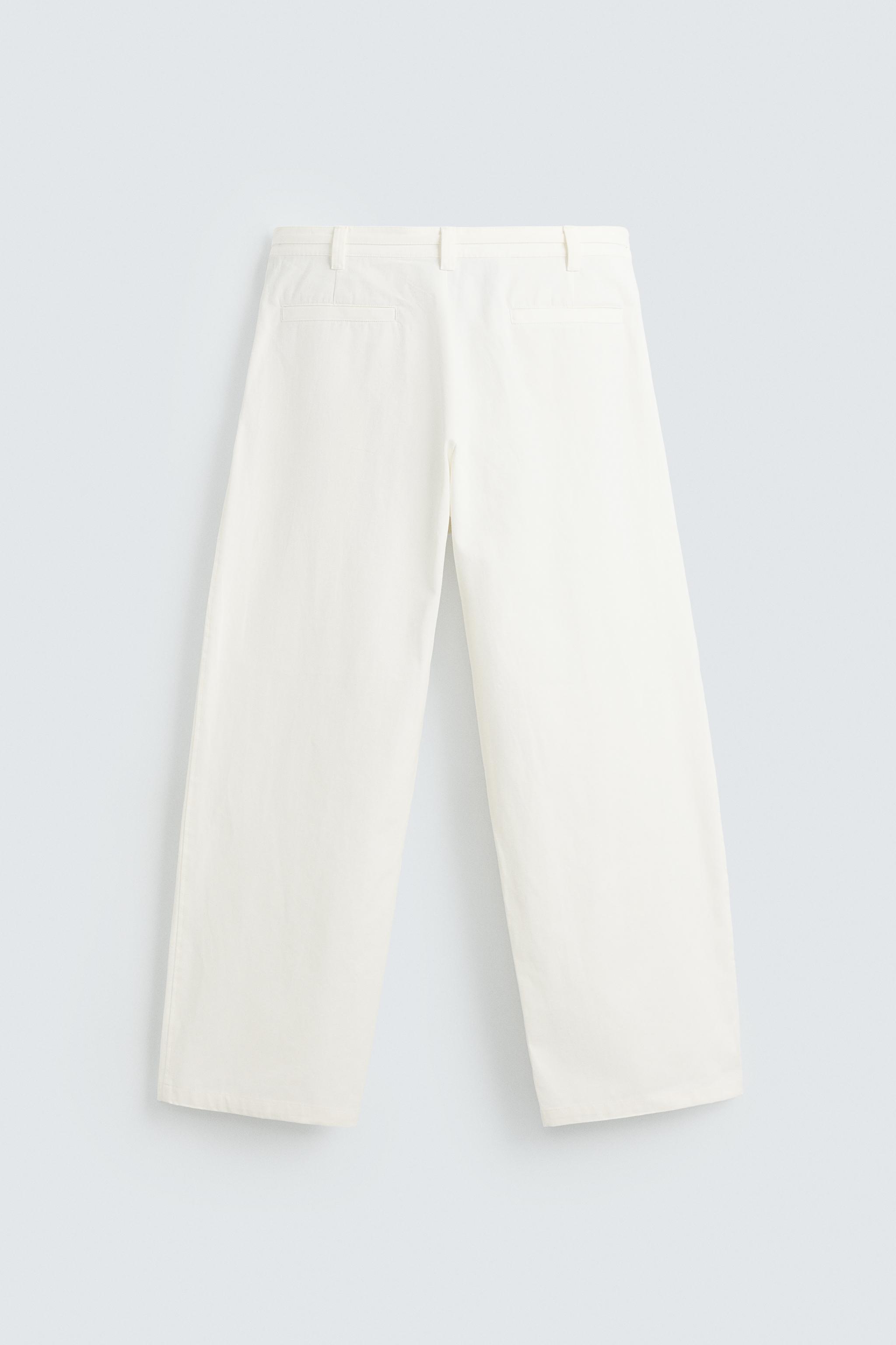 RELAXED FIT PLEATED PANTS