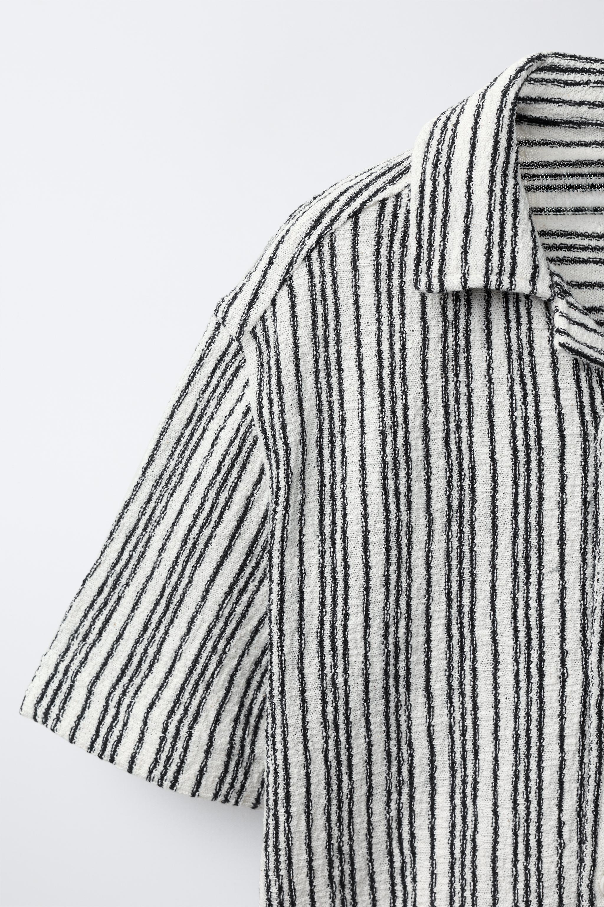RUSTIC STRIPED BOWLING SHIRT