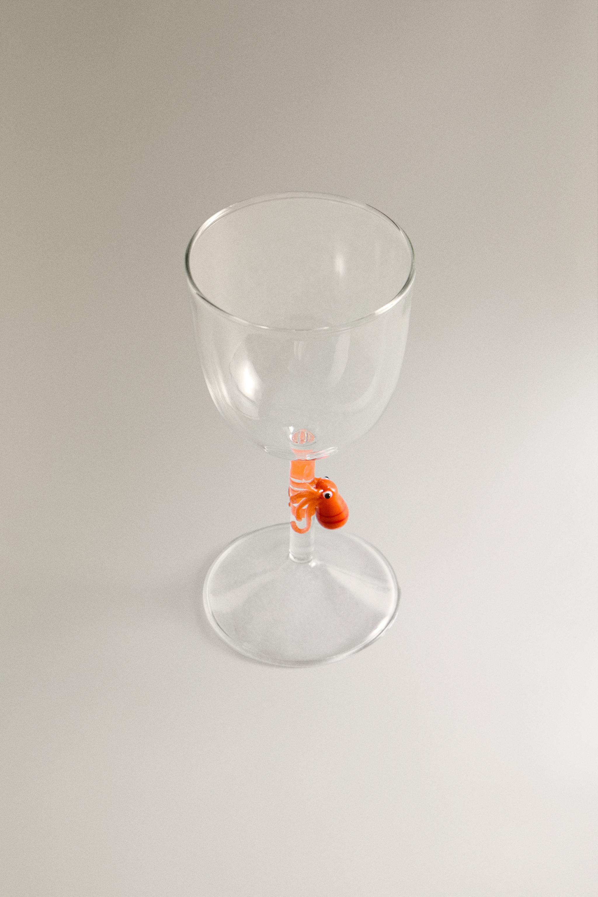 BOROSILICATE GLASS WITH SEA ANIMAL