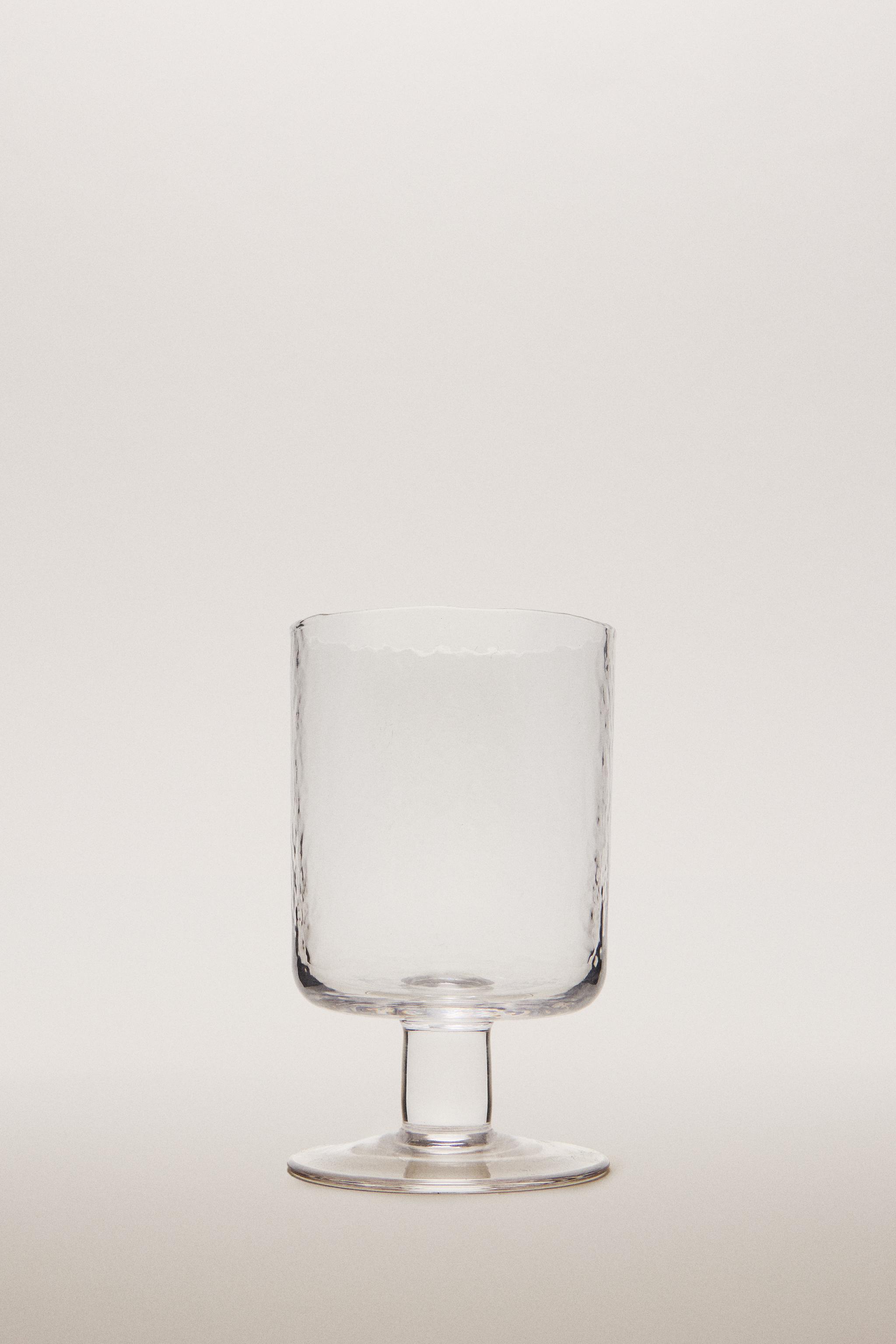 HAMMERED GLASS TUMBLER